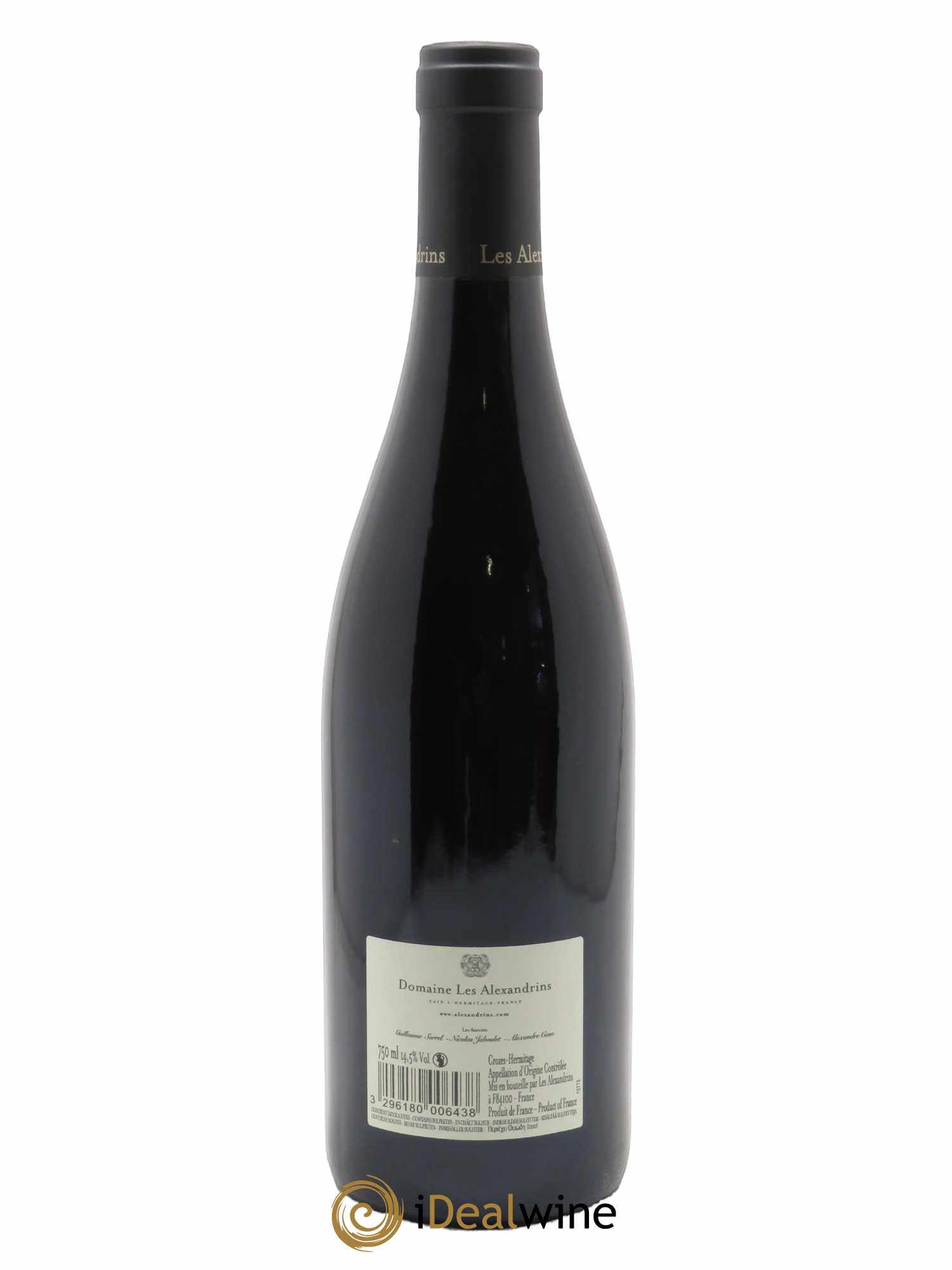 Crozes-Hermitage Les Chaflans Domaine Les Alexandrins 2019 - Lot of 1 bottle - 1