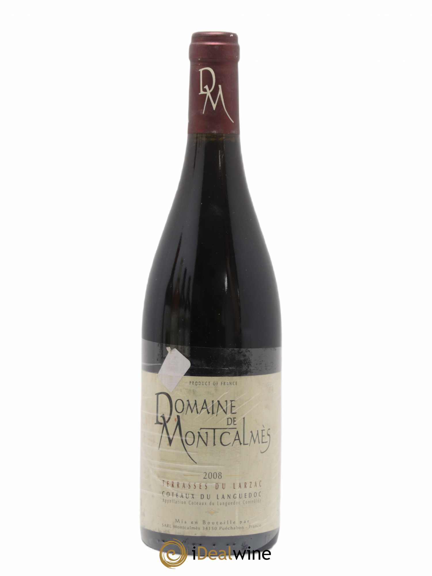 Terrasses du Larzac Domaine de Montcalmès Frédéric Pourtalié 2008 - Lot de 1 bouteille - 0