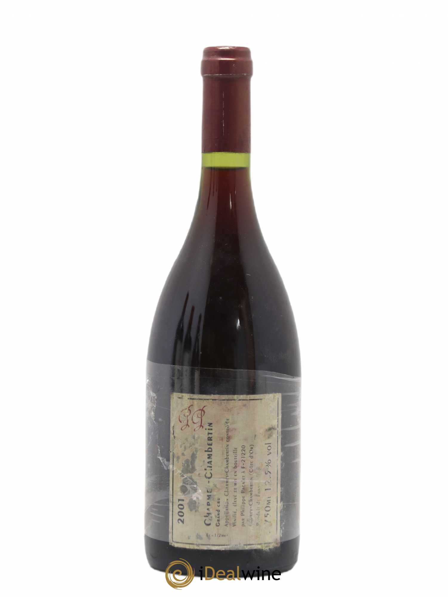 Charmes-Chambertin Grand Cru Philippe Pacalet 2001 - Lot de 1 bouteille - 1