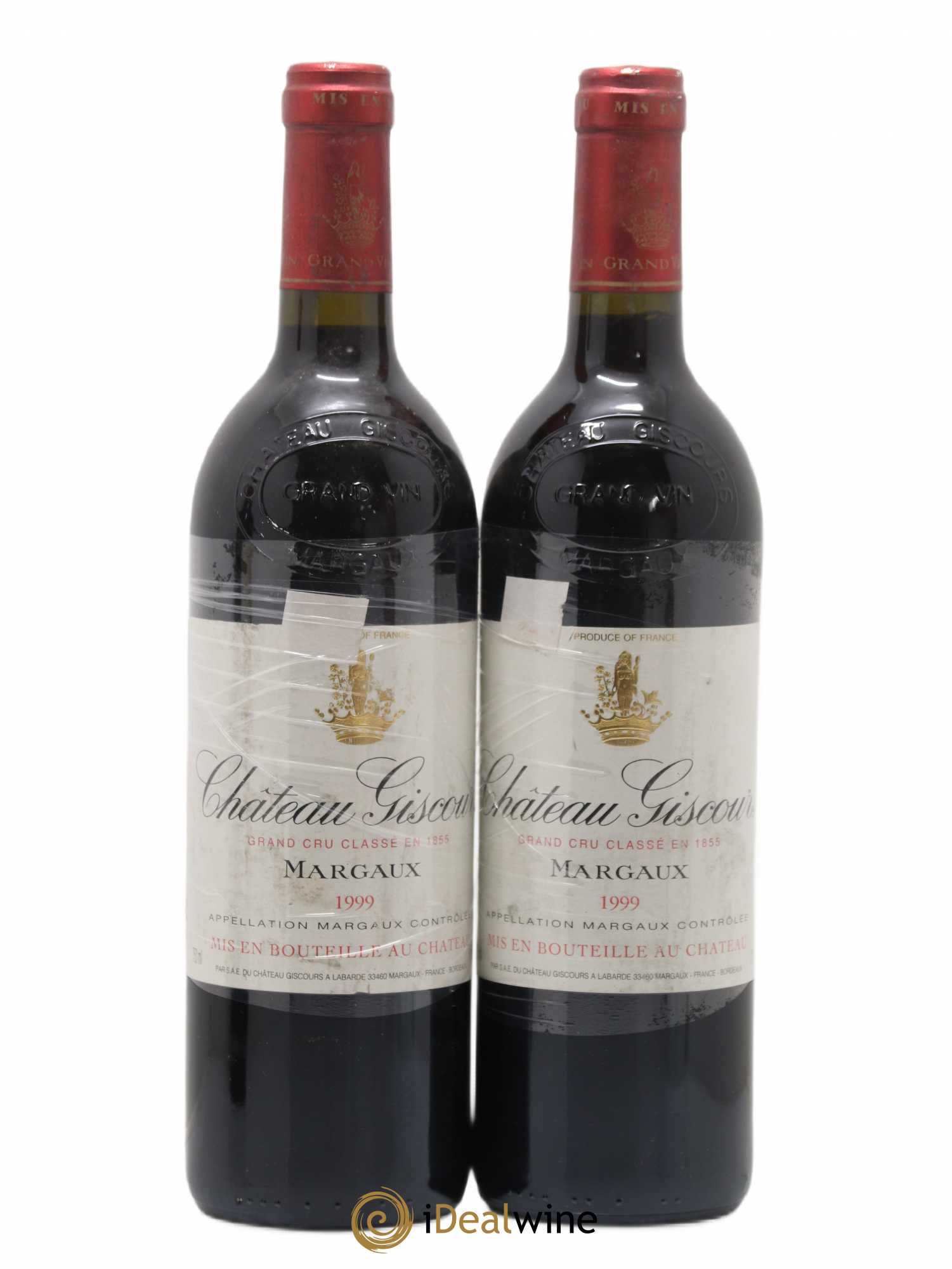 Château Giscours 3ème Grand Cru Classé 1999 - Lot de 2 bouteilles - 0