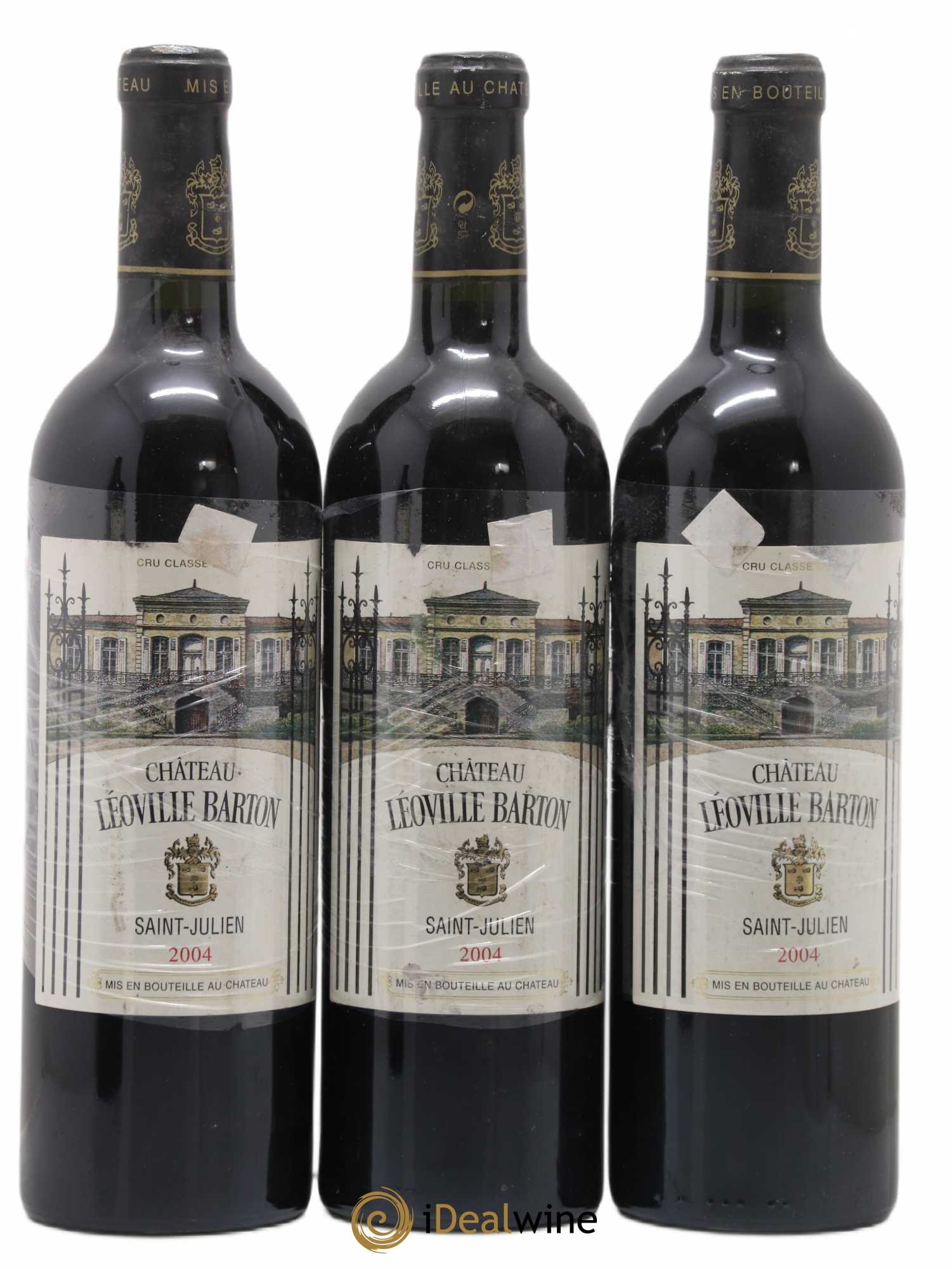 Château Léoville Barton 2ème Grand Cru Classé 2004 - Lot de 3 bouteilles - 0