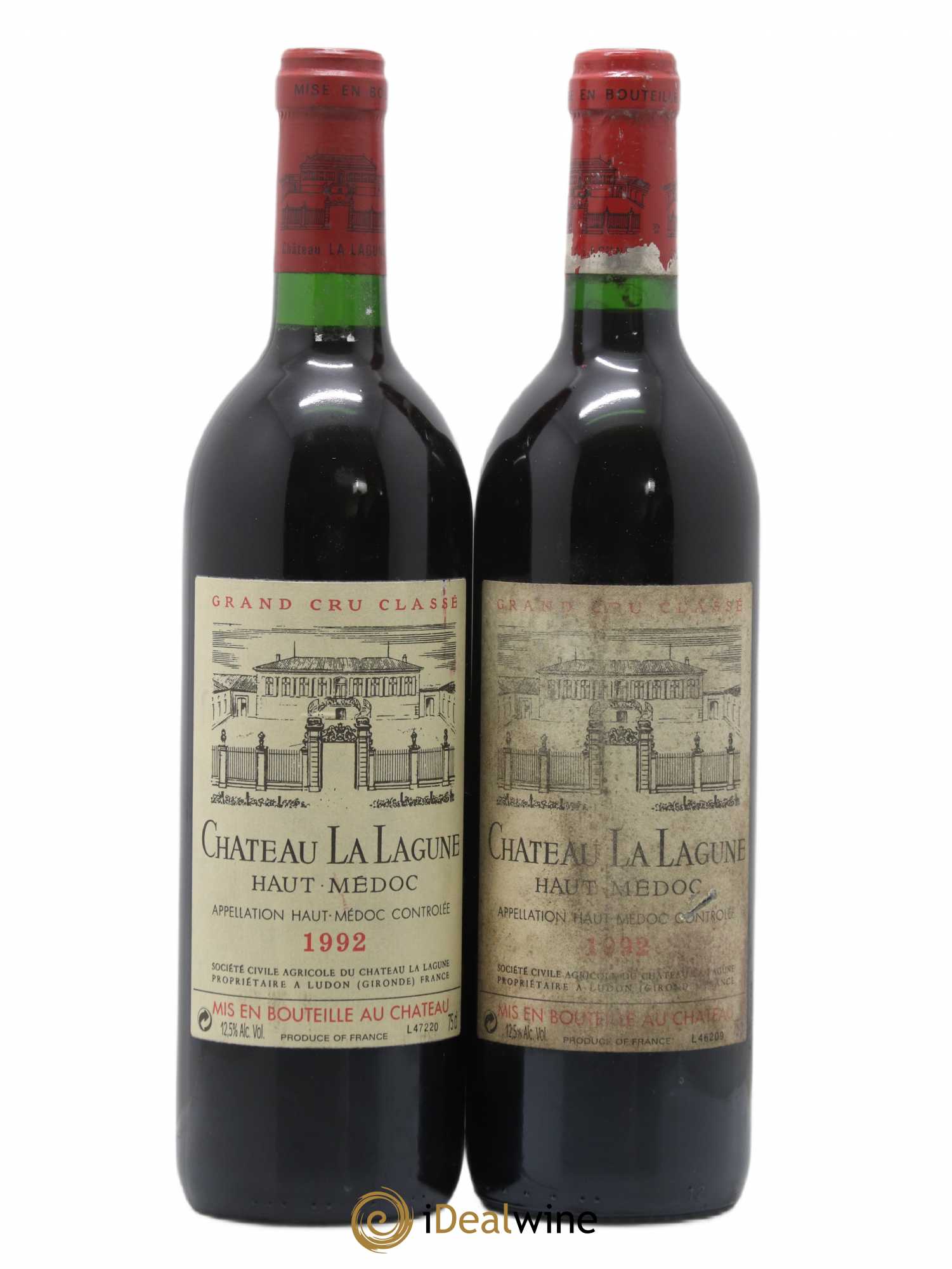 Château la Lagune 3ème Grand Cru Classé 1992 - Lot de 2 bouteilles - 0