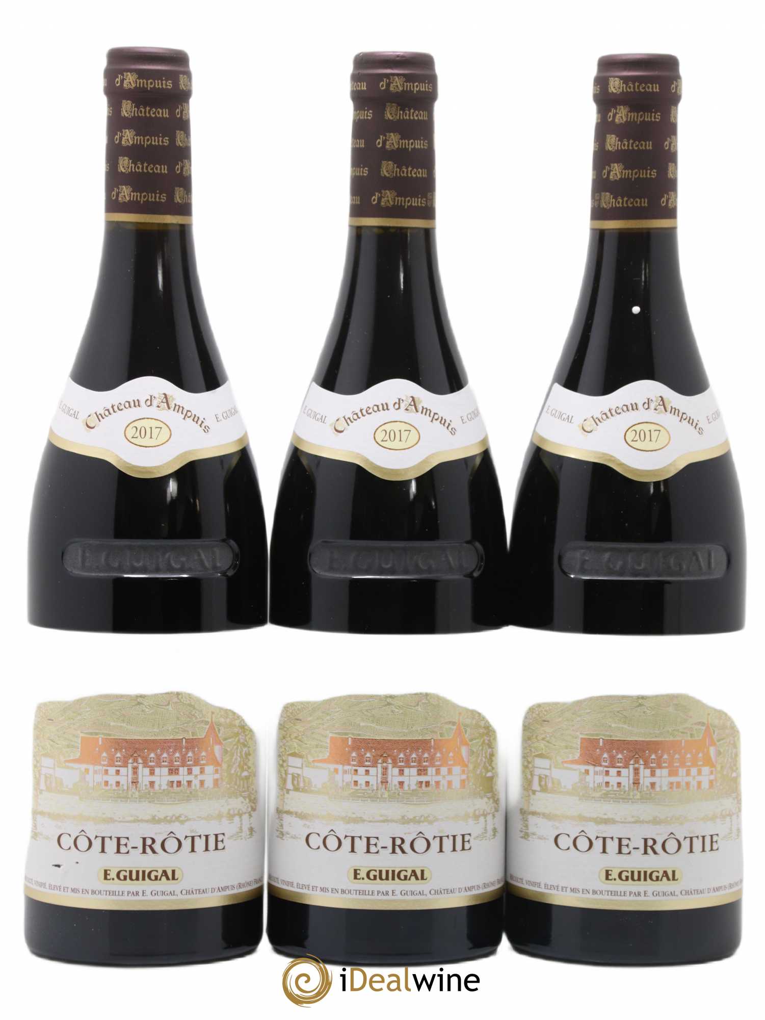Côte-Rôtie Château d'Ampuis Guigal 2017 - Lot de 3 bouteilles - 0