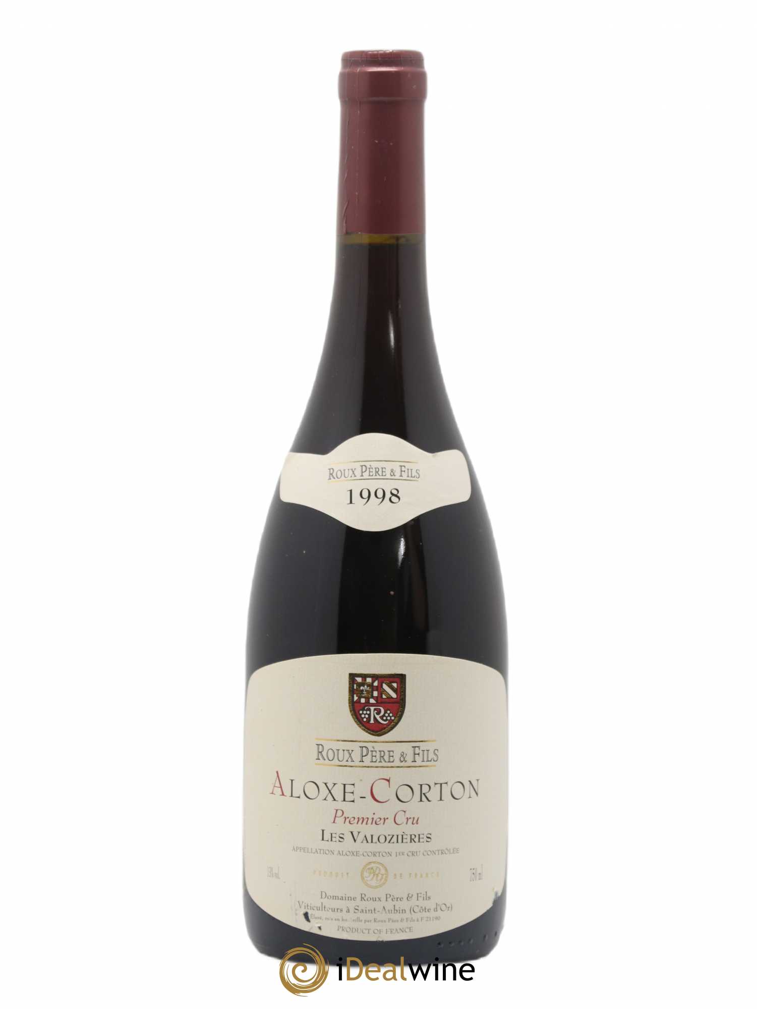 Aloxe-Corton 1er Cru Les Valozières Comte Senard 1998 - Lot de 1 bouteille - 0