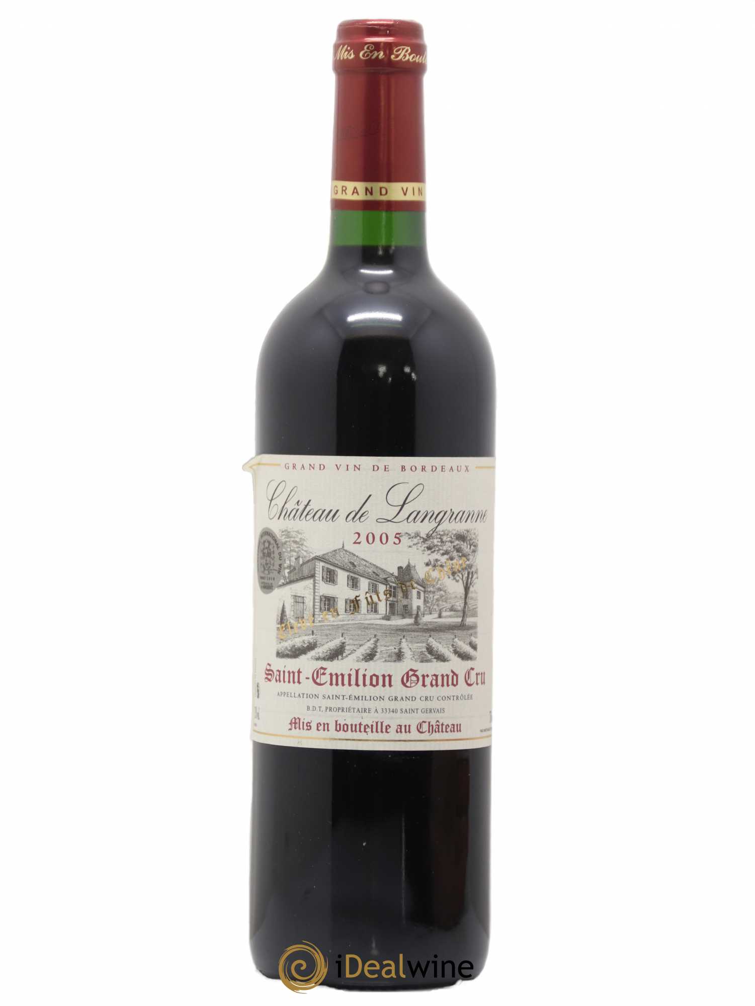 Saint-Émilion Grand Cru Château Langranne 2005 - Lot de 1 bouteille - 0