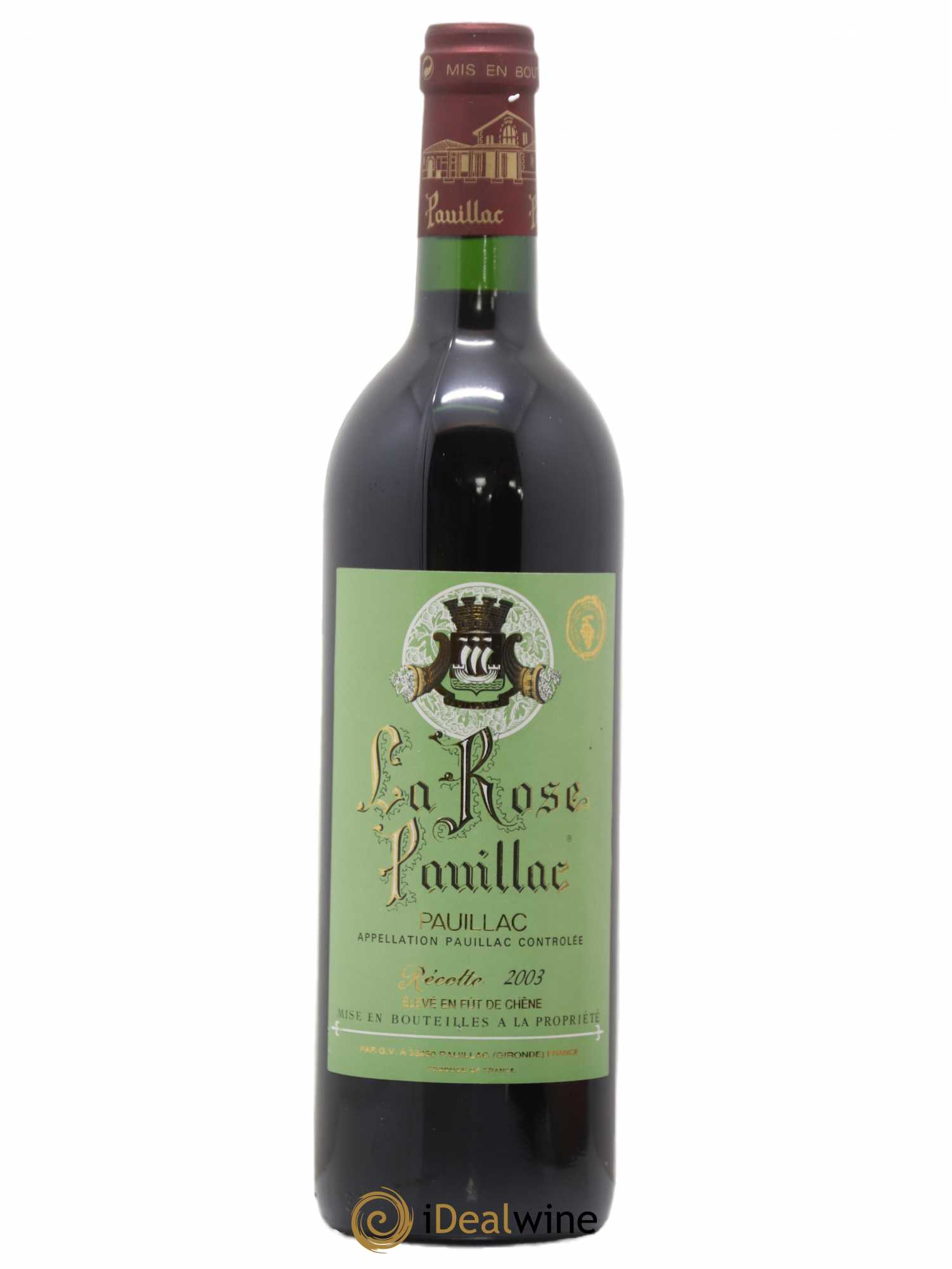 La Rose Pauillac 2003 - Lot de 1 bouteille - 0