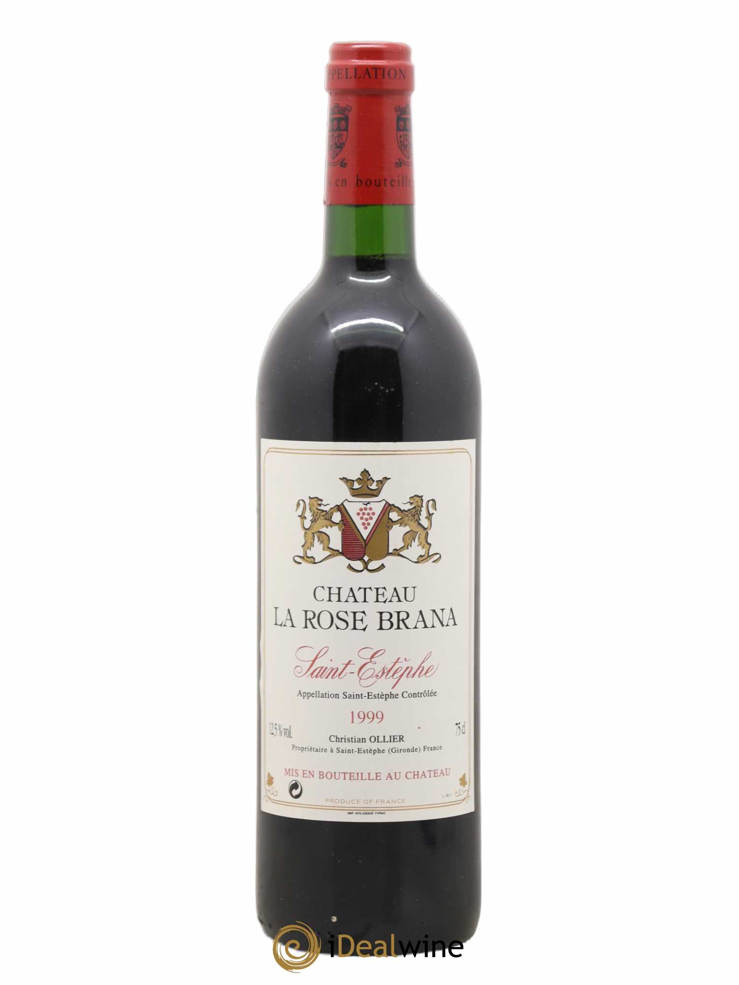 Saint-Estèphe Château La Rose Brana 1999 - Lot de 1 bouteille - 0