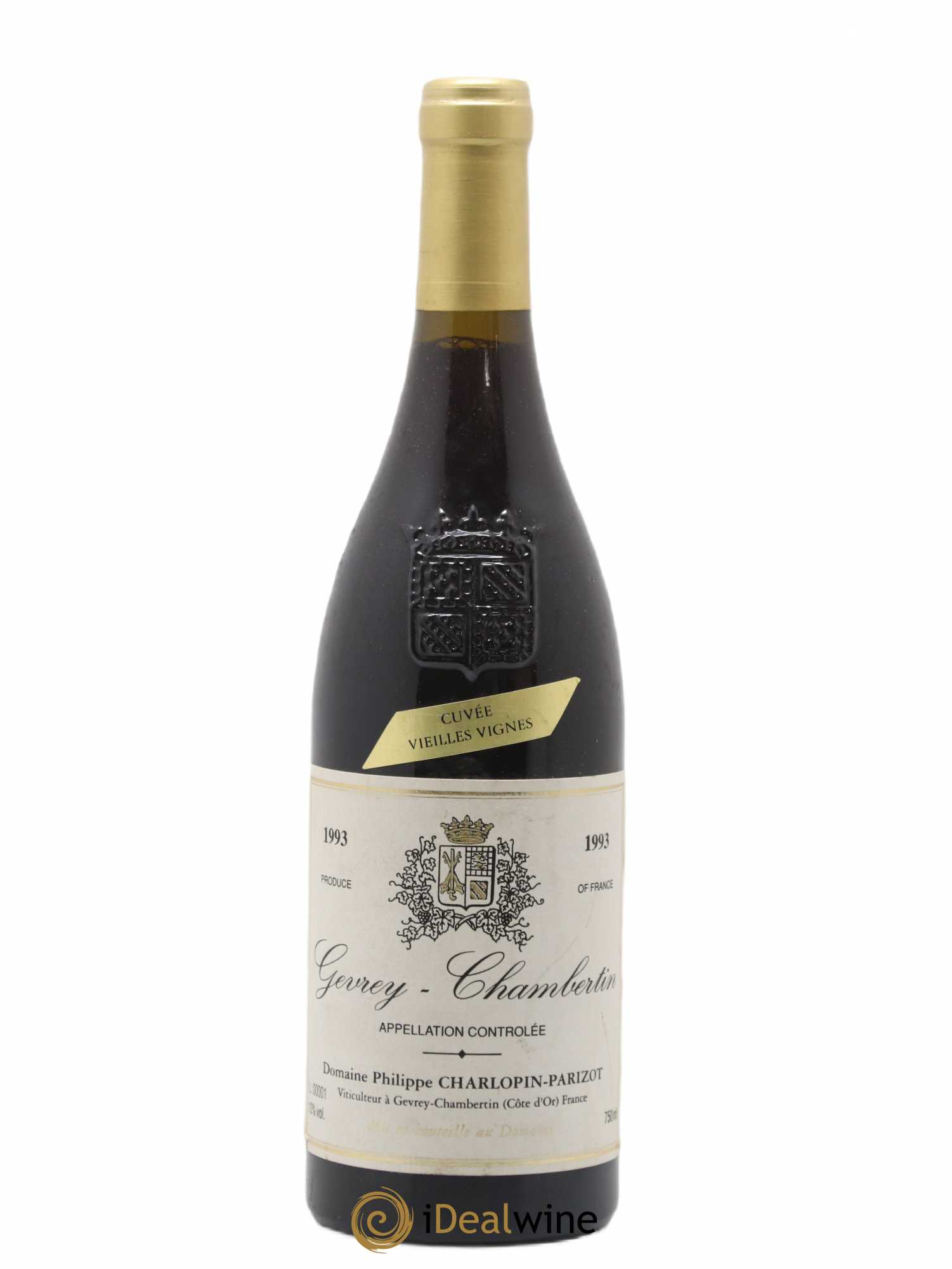 Gevrey-Chambertin Cuvée Vieilles Vignes Charlopin-Parizot 1993 - Lot de 1 bouteille - 0