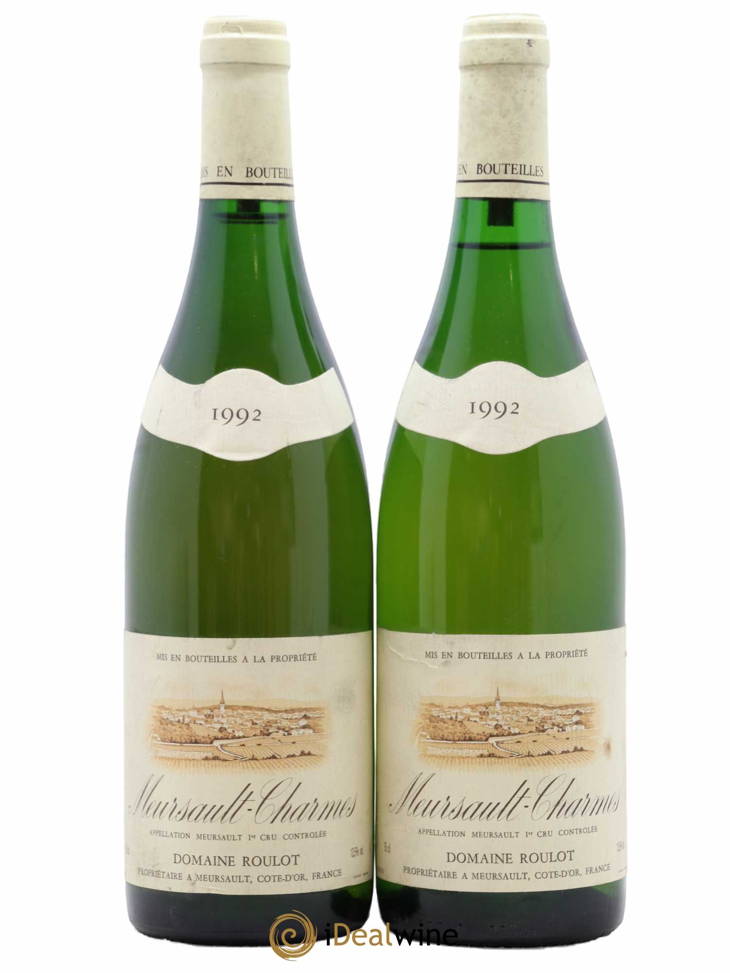 Meursault 1er Cru Charmes Roulot (Domaine) 1992 - Lot de 2 bouteilles - 0