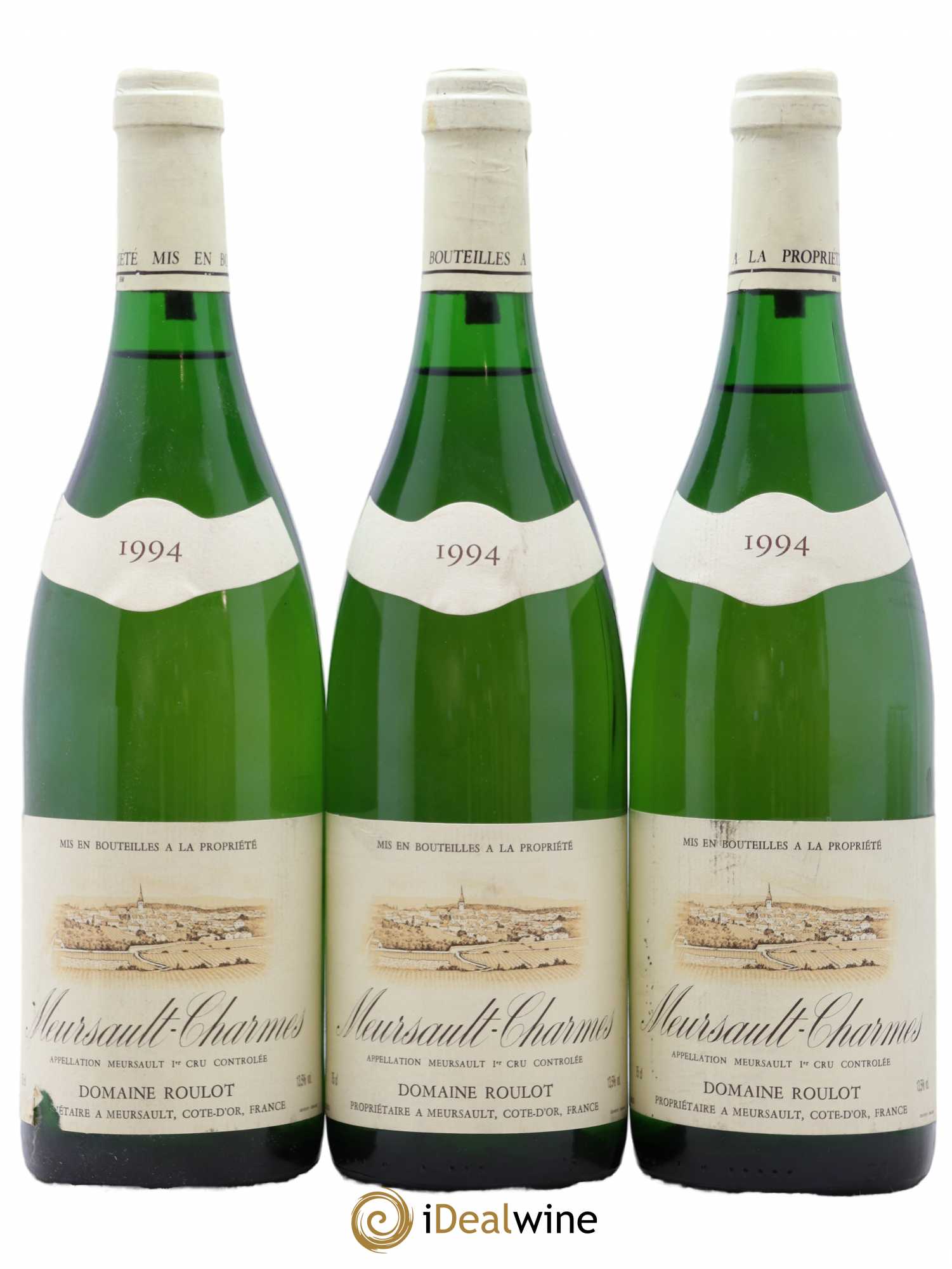 Meursault 1er Cru Charmes Roulot (Domaine) 1994 - Lot de 3 bouteilles - 0