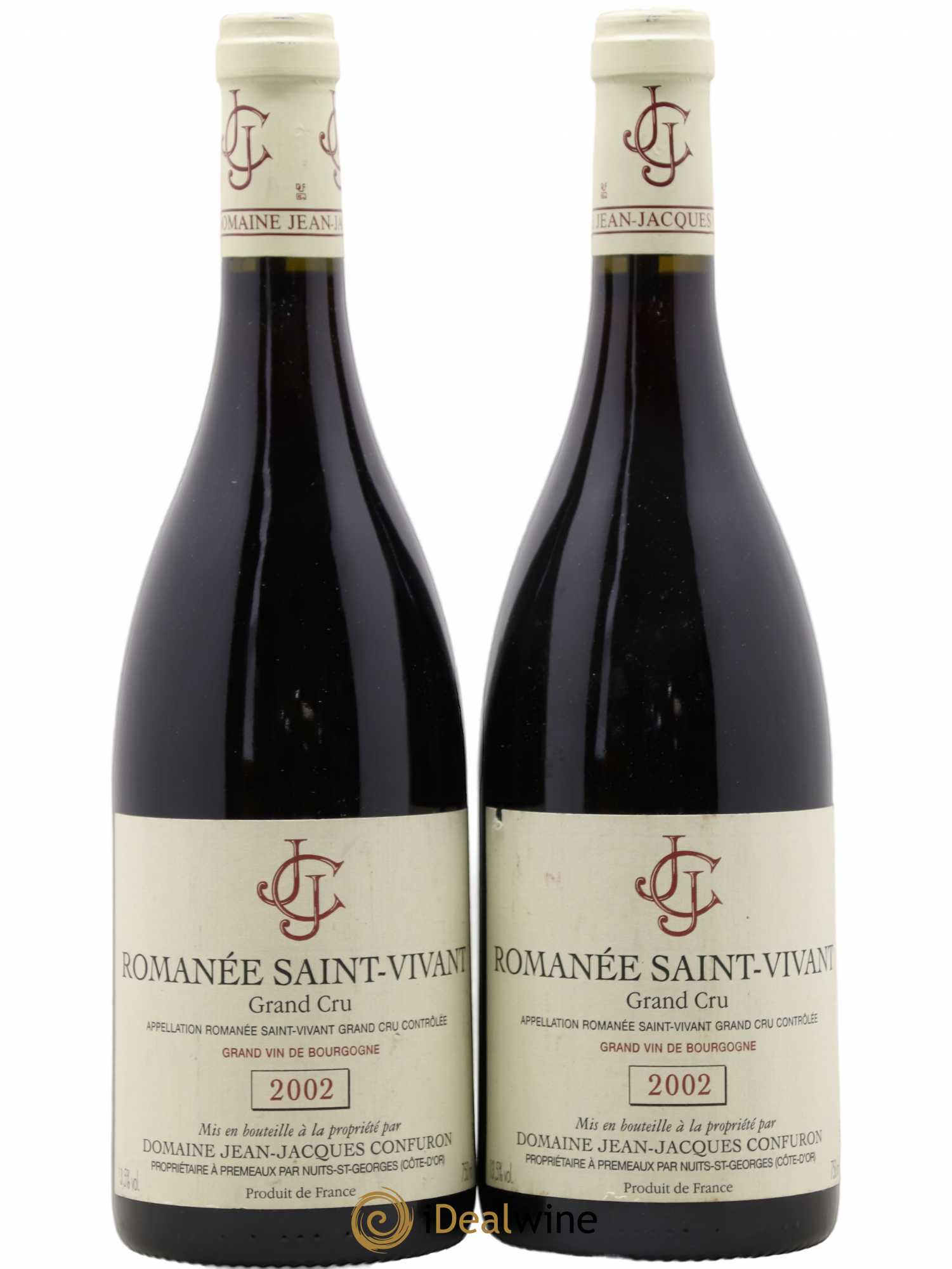 Romanée-Saint-Vivant Grand Cru Jean-Jacques Confuron 2002 - Lot de 2 bouteilles - 0