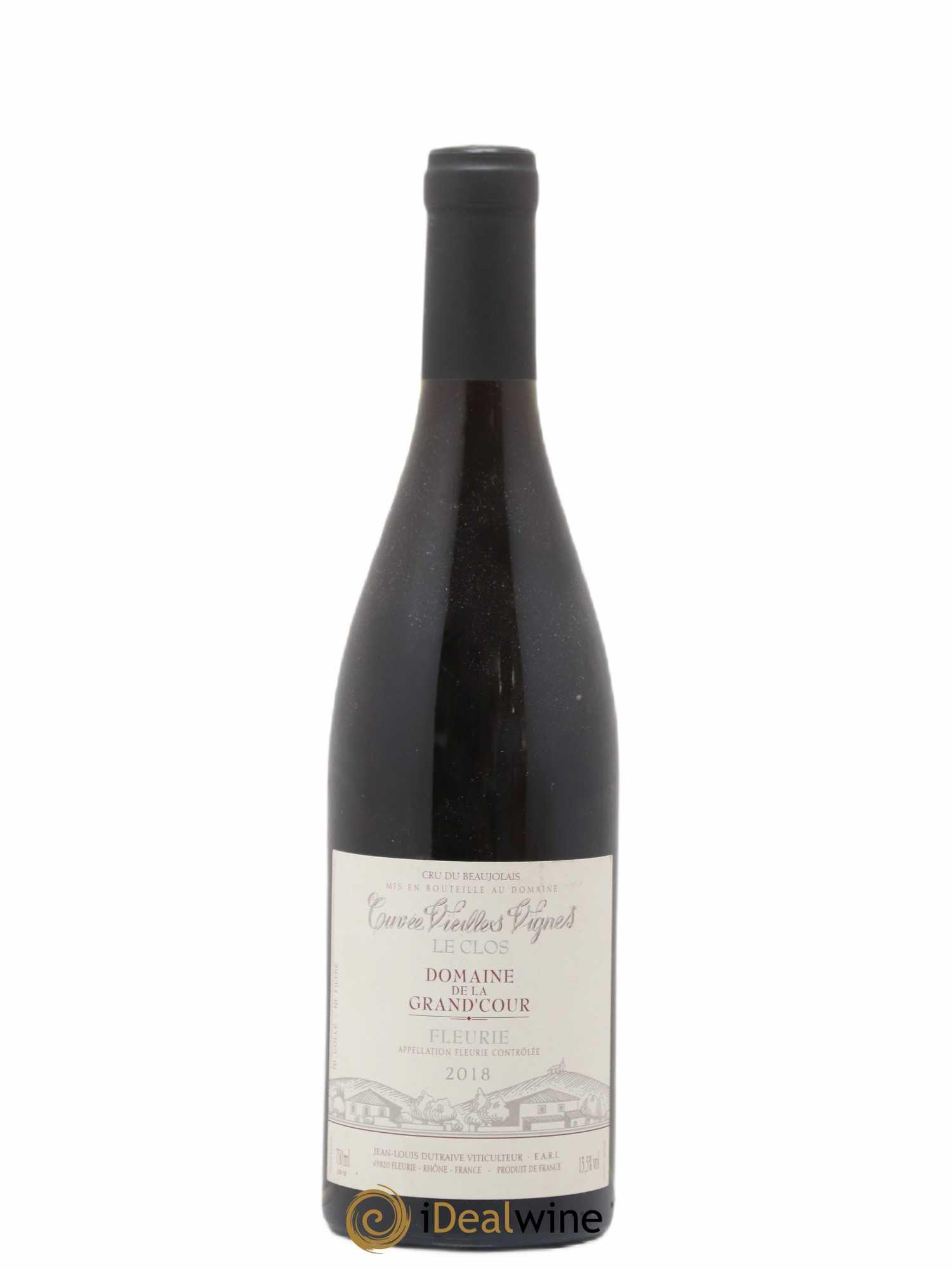 Fleurie Le Clos Vieilles Vignes Grand'cour (Domaine de la) - Jean-Louis Dutraive 2018 - Lot de 1 bouteille - 0