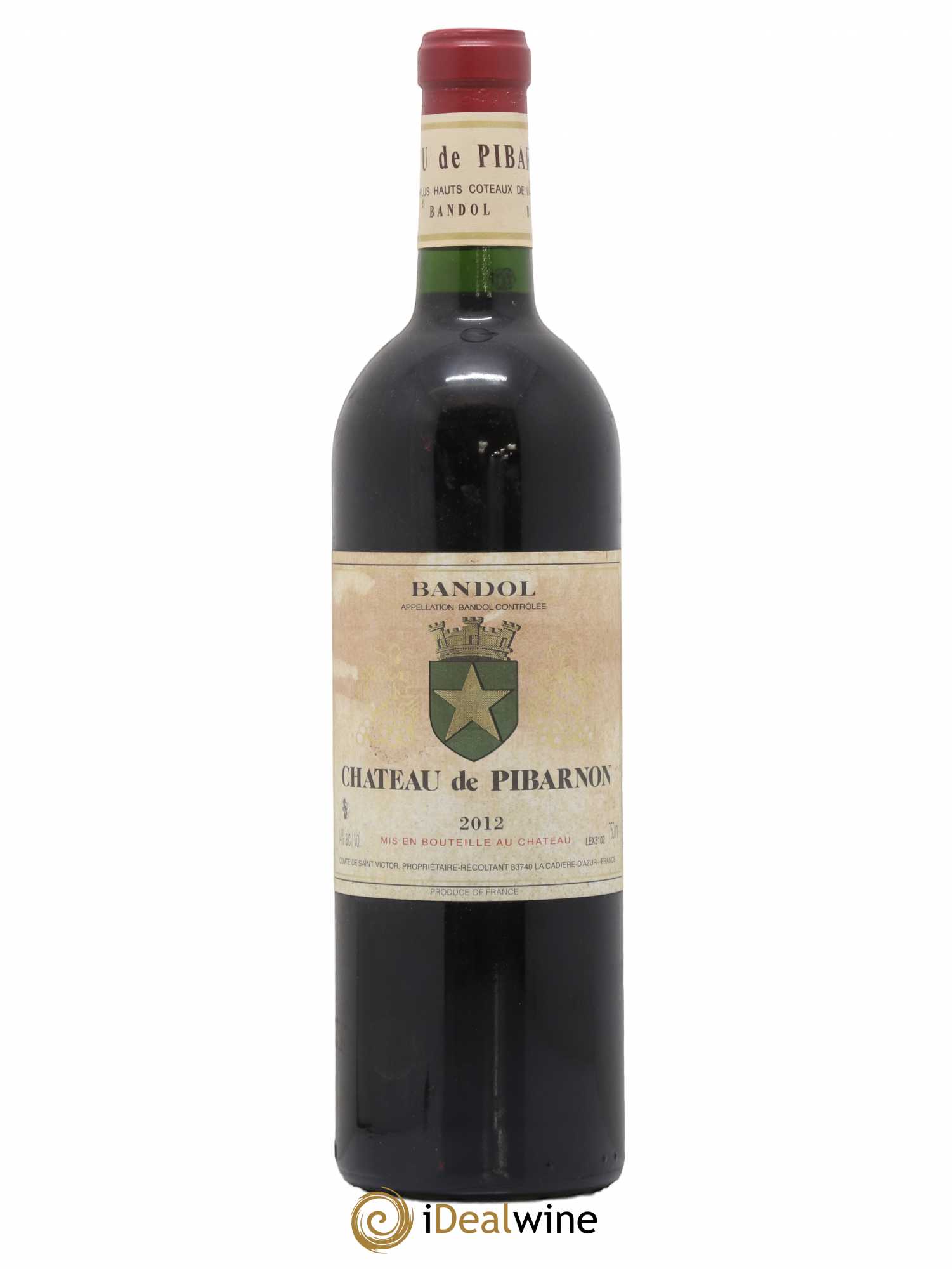 Bandol Château de Pibarnon Comte de Saint-Victor 2012 - Lot de 1 bouteille - 0