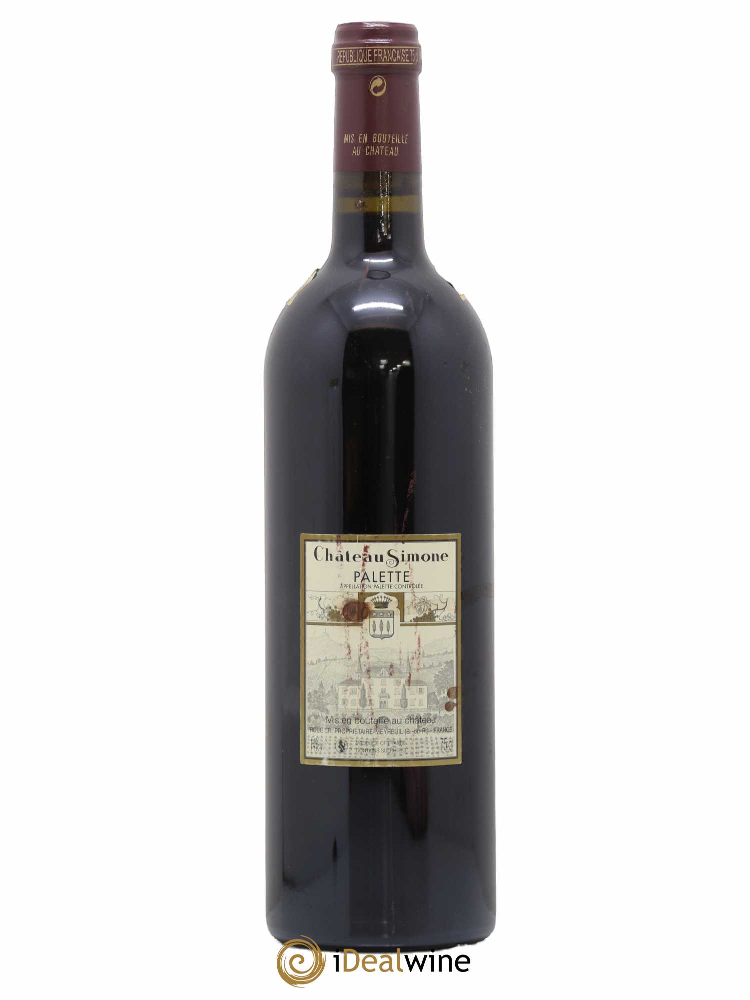 Palette Château Simone Famille Rougier 2015 - Lot de 1 bouteille - 1