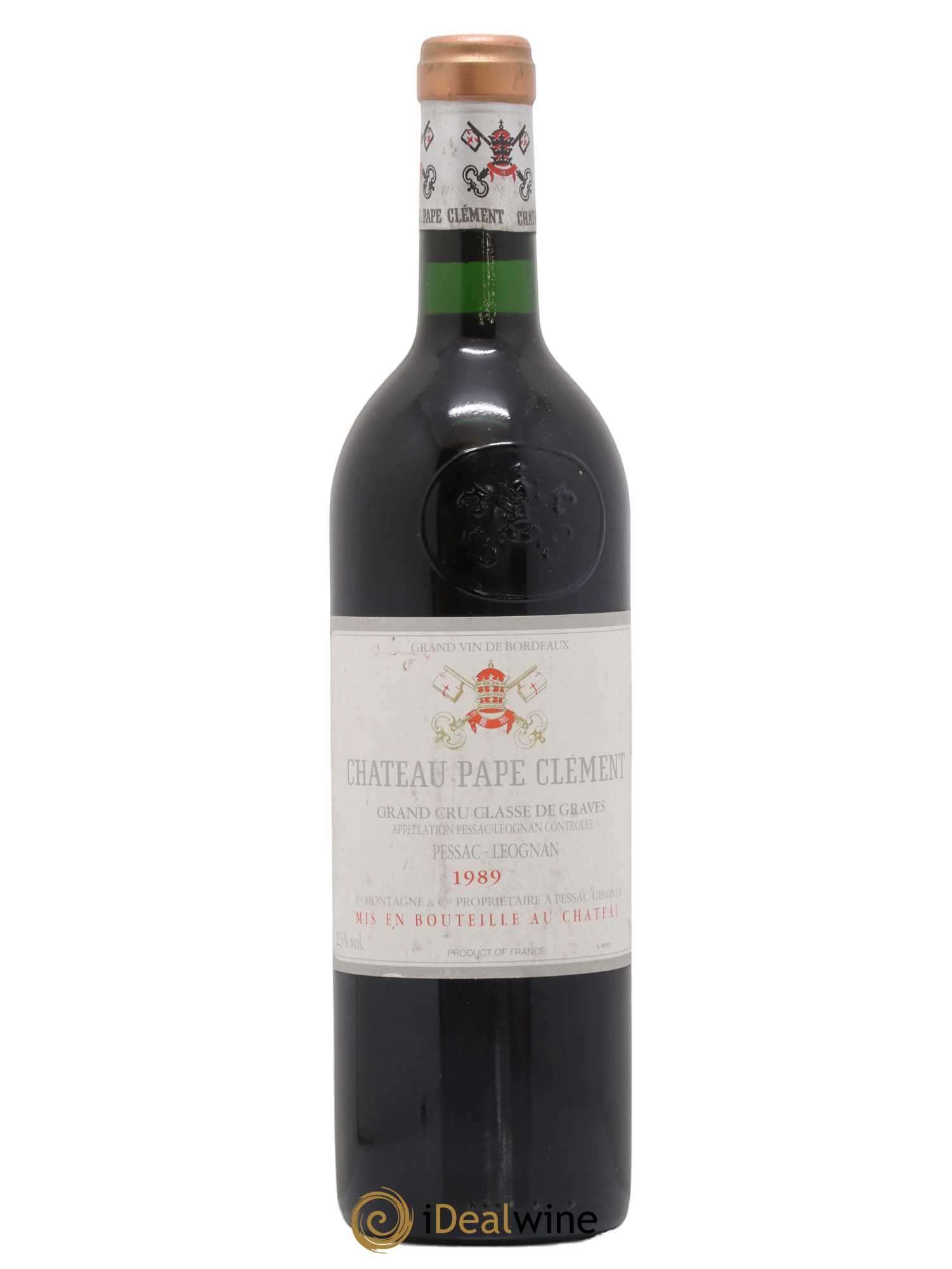 Château Pape Clément Cru Classé de Graves 1989 - Lot de 1 bouteille - 0