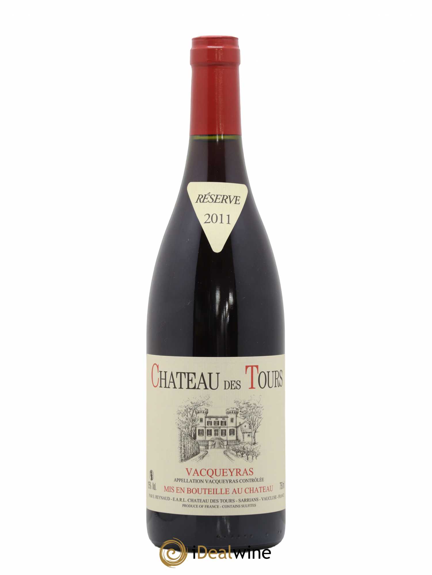 Vacqueyras Château des Tours Emmanuel Reynaud 2011 - Lot de 1 bouteille - 0