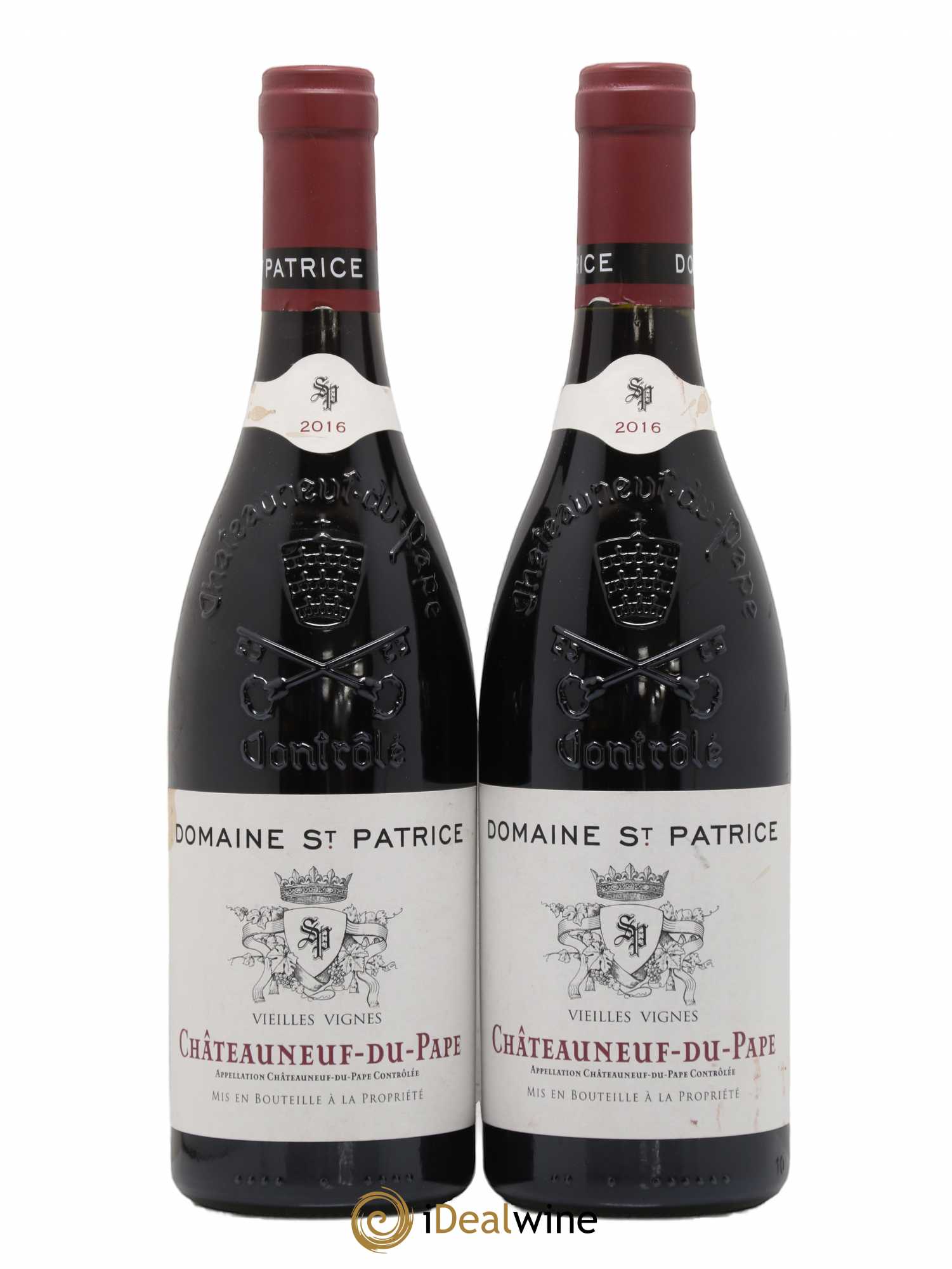 Châteauneuf-du-Pape Domaine Saint-Patrice Vieilles Vignes 2016 - Posten von 2 Flaschen - 0