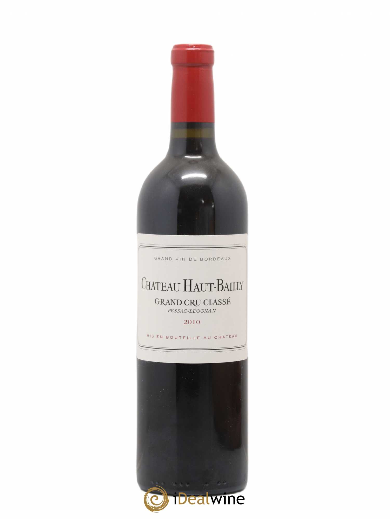 Château Haut-Bailly Cru Classé de Graves 2010 - Lot de 1 bouteille - 0