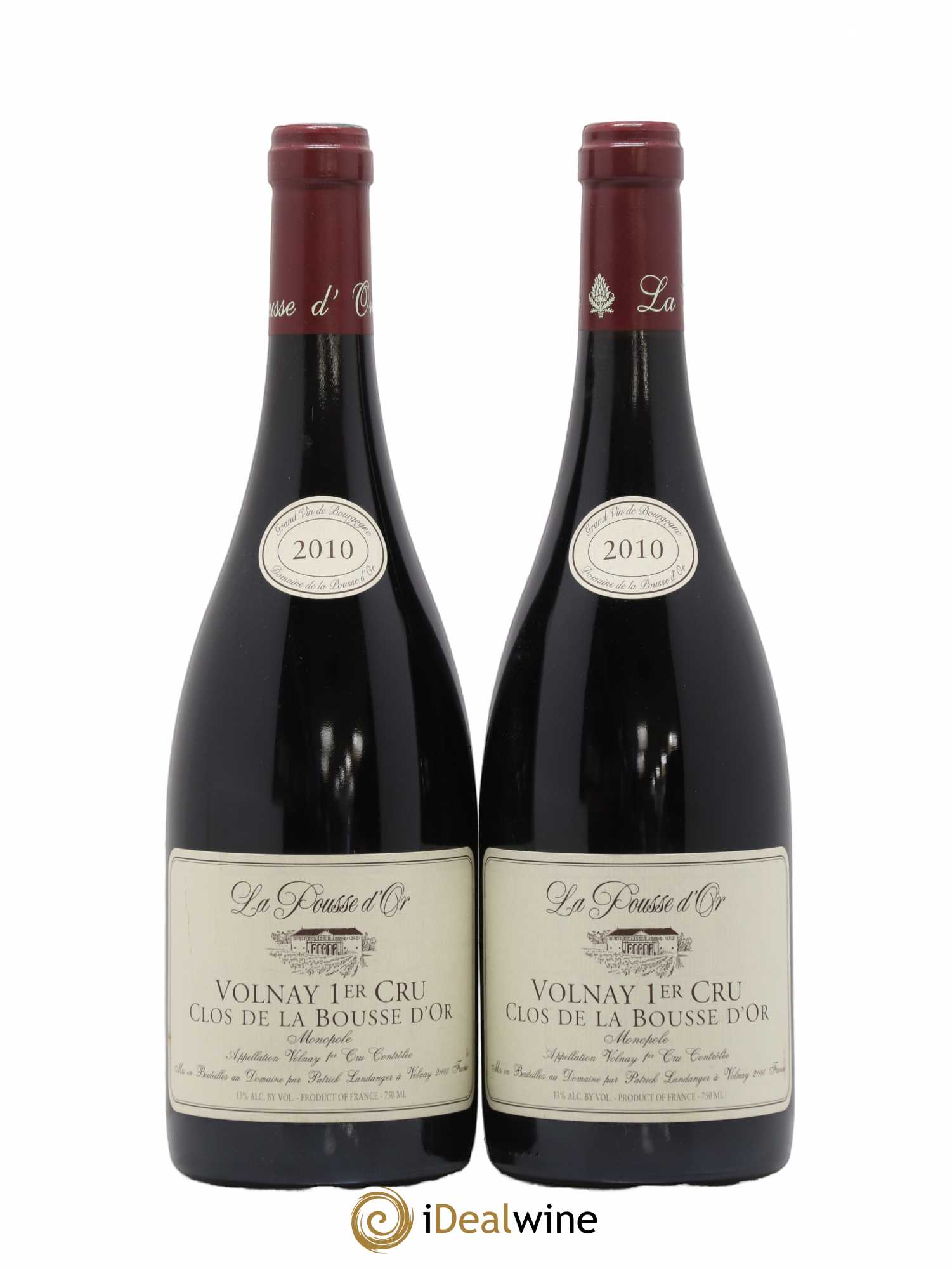 Volnay 1er Cru Clos de la Bousse d'Or La Pousse d'Or (Domaine de) 2010 - Lot de 2 bouteilles - 0