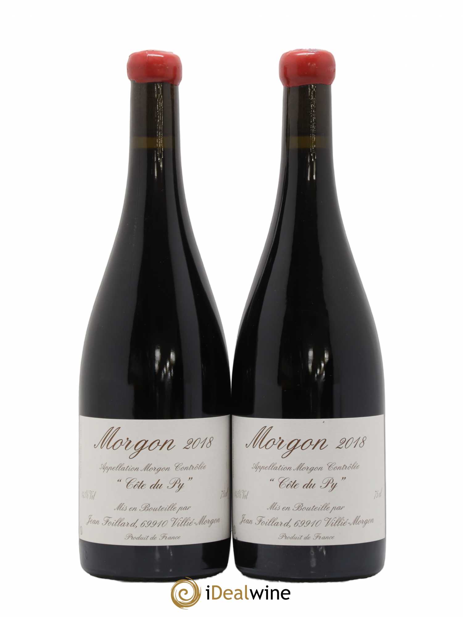 Morgon Côte du Py Jean Foillard 2018 - Lot de 2 bouteilles - 0