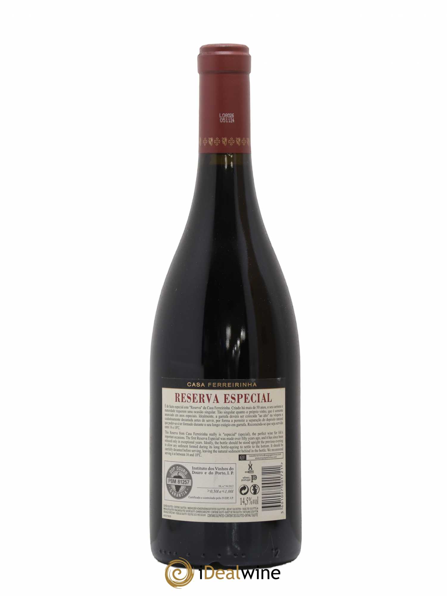 Douro Reserva Especial Casa Ferrereirinha 2009 - Posten von 1 Flasche - 2