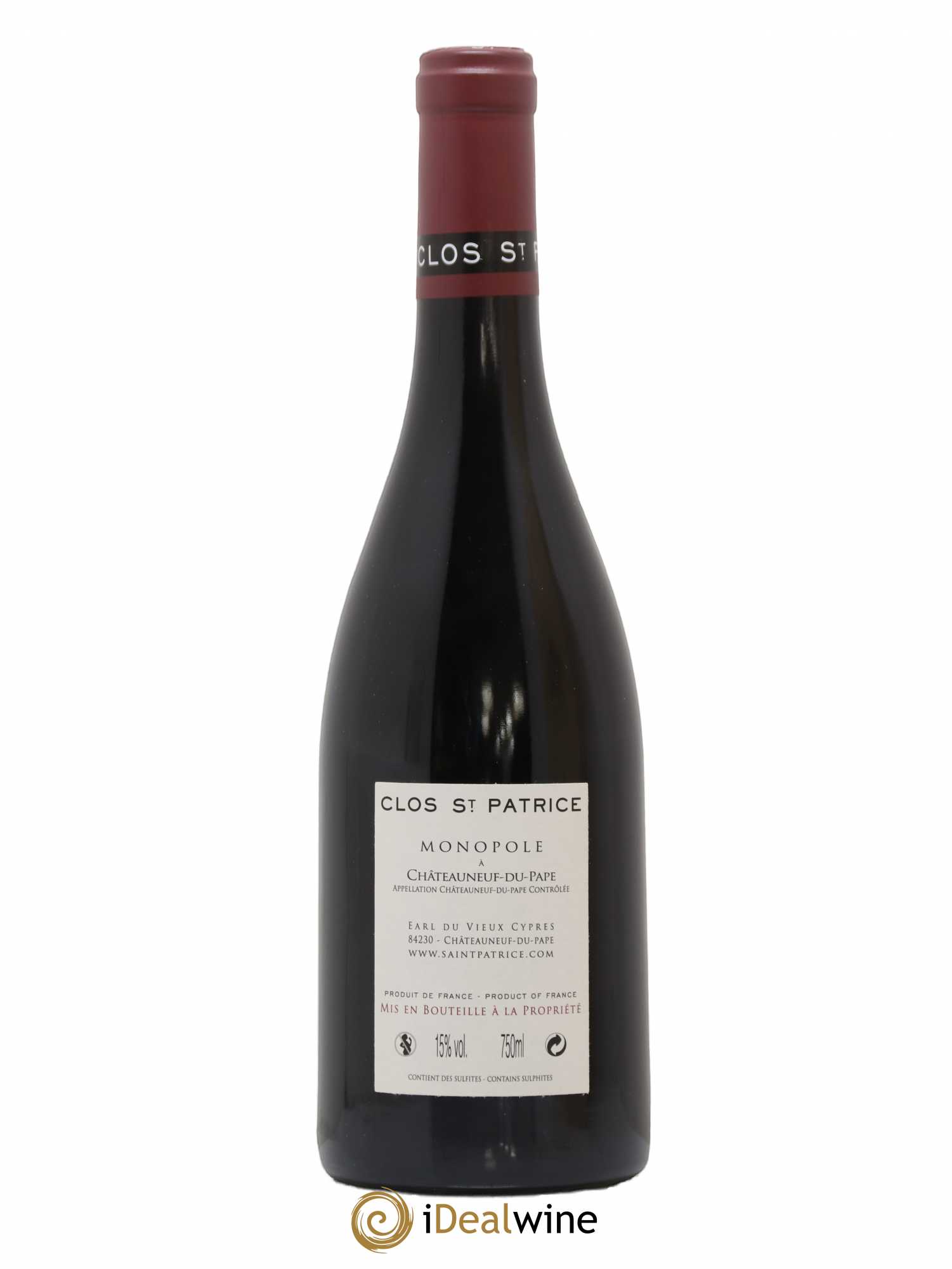 Châteauneuf-du-Pape Clos Saint-Patrice 2016 - Posten von 1 Flasche - 1