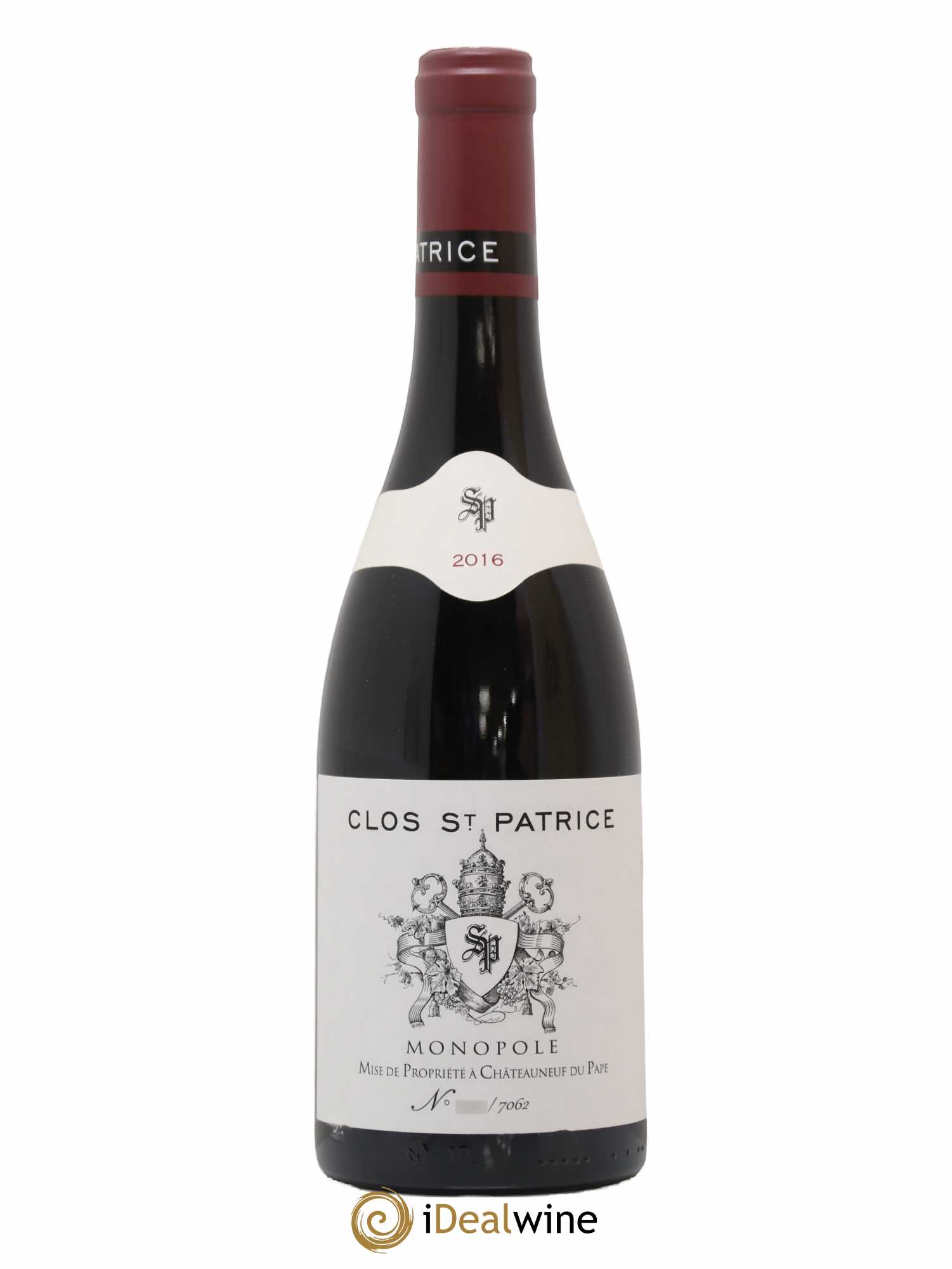 Châteauneuf-du-Pape Clos Saint-Patrice 2016 - Lot de 1 bouteille - 1