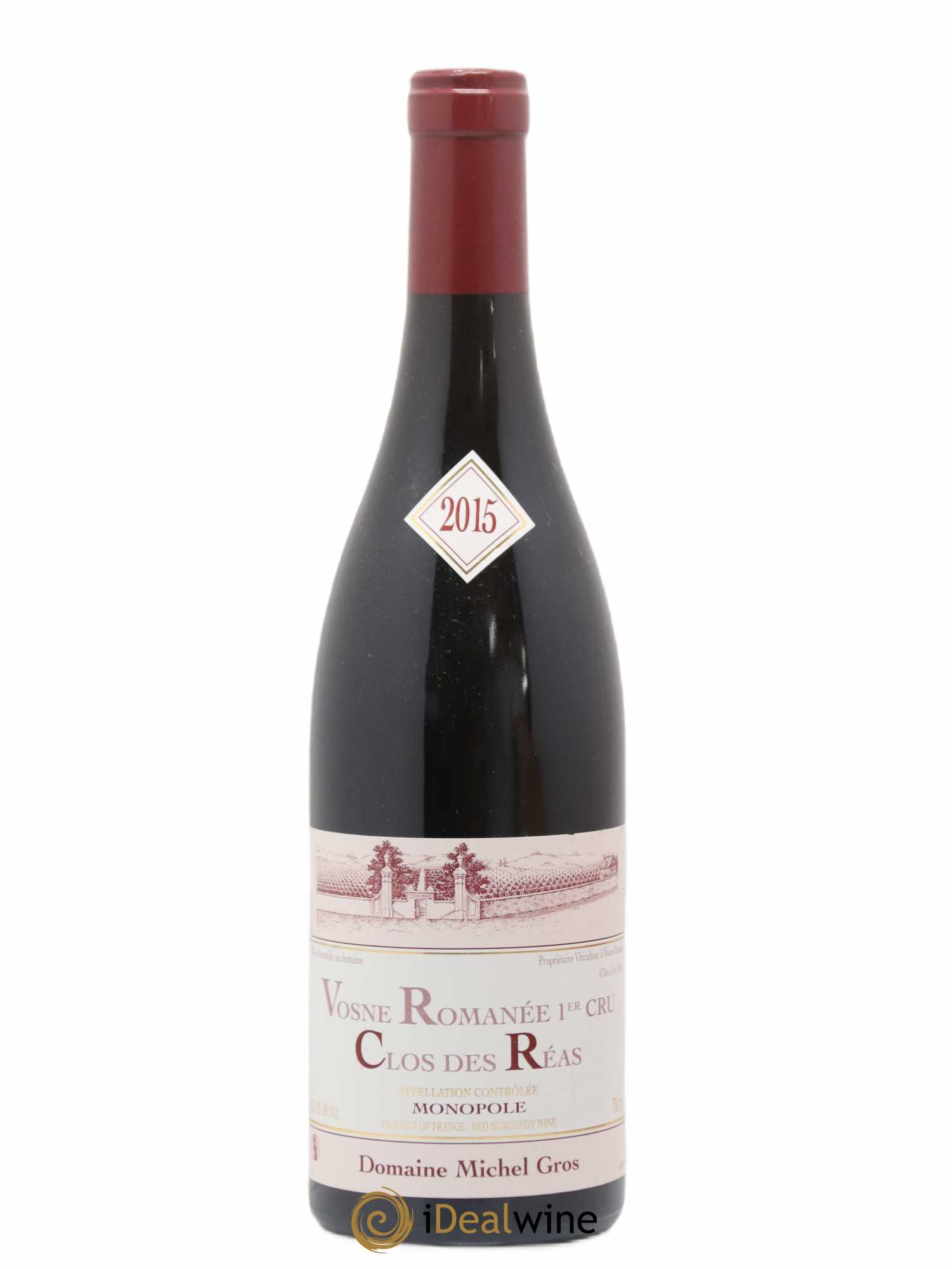 Vosne-Romanée 1er Cru Clos des Réas Michel Gros 2015 - Lot de 1 bouteille - 0