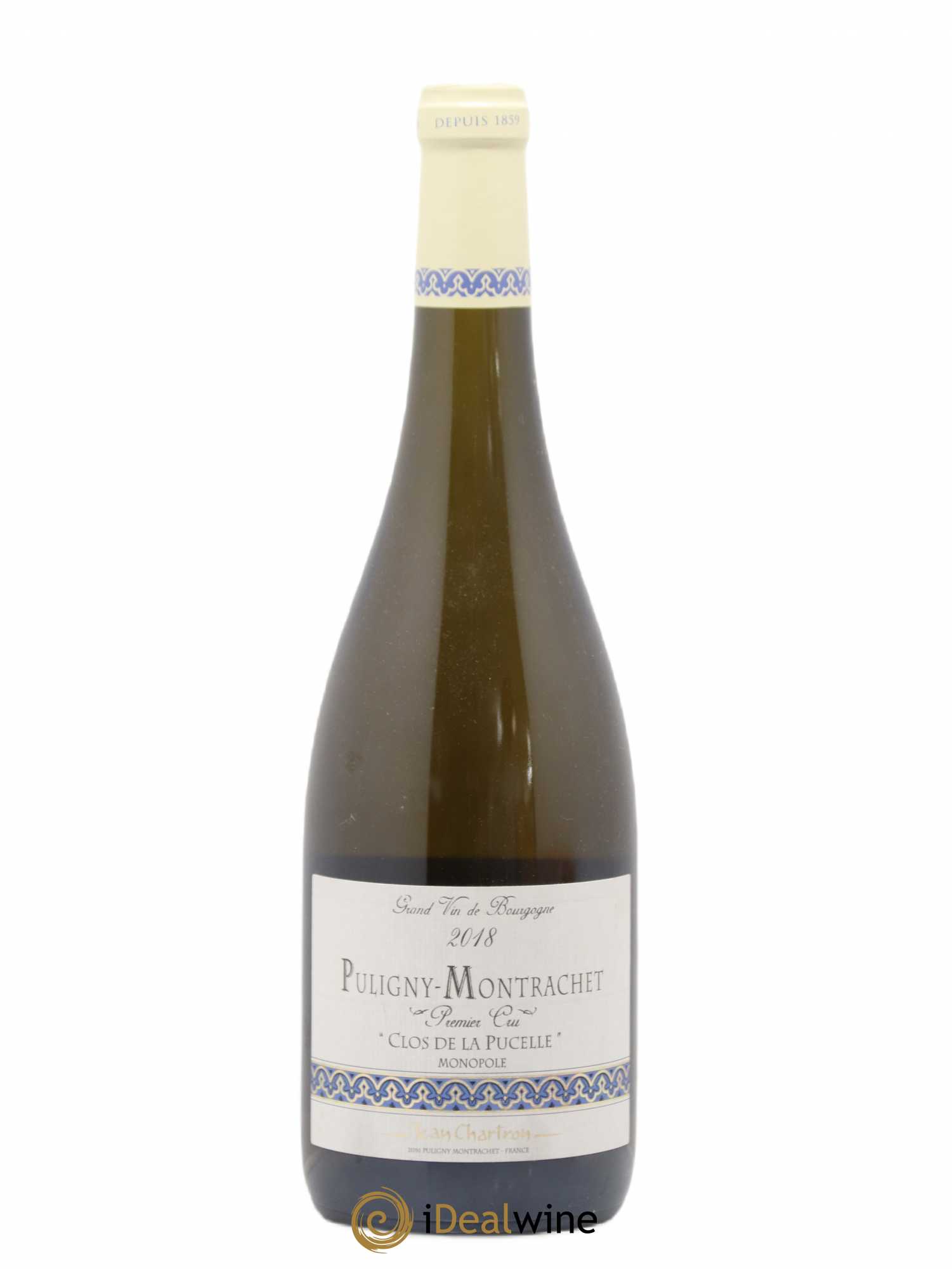 Puligny-Montrachet 1er Cru Clos de la Pucelle Jean Chartron (Domaine) 2018 - Lot de 1 bouteille - 0