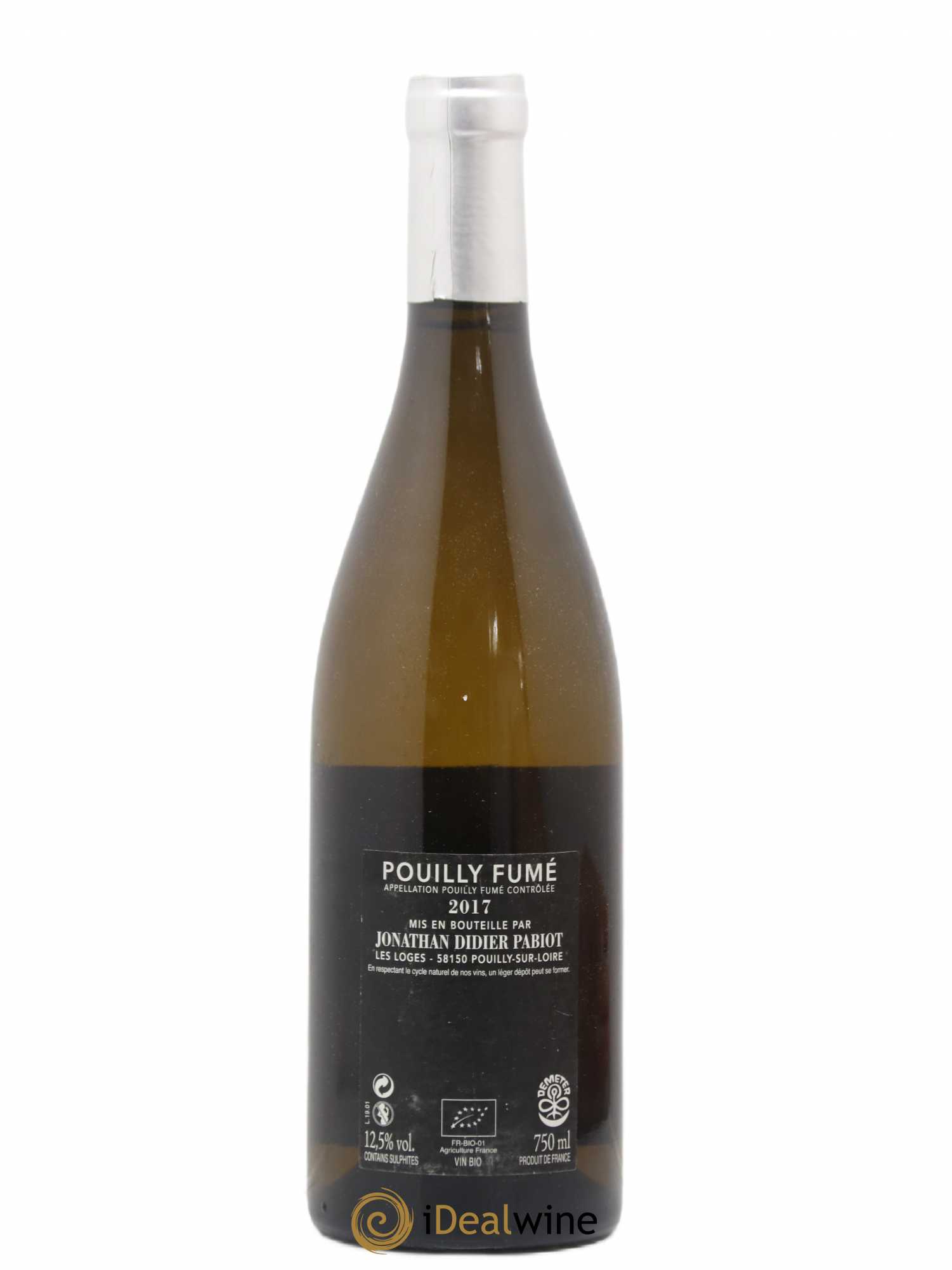 Pouilly-Fumé Luminance (anciennement Prédilection) Jonathan Didier Pabiot 2017 - Lot de 1 bouteille - 1