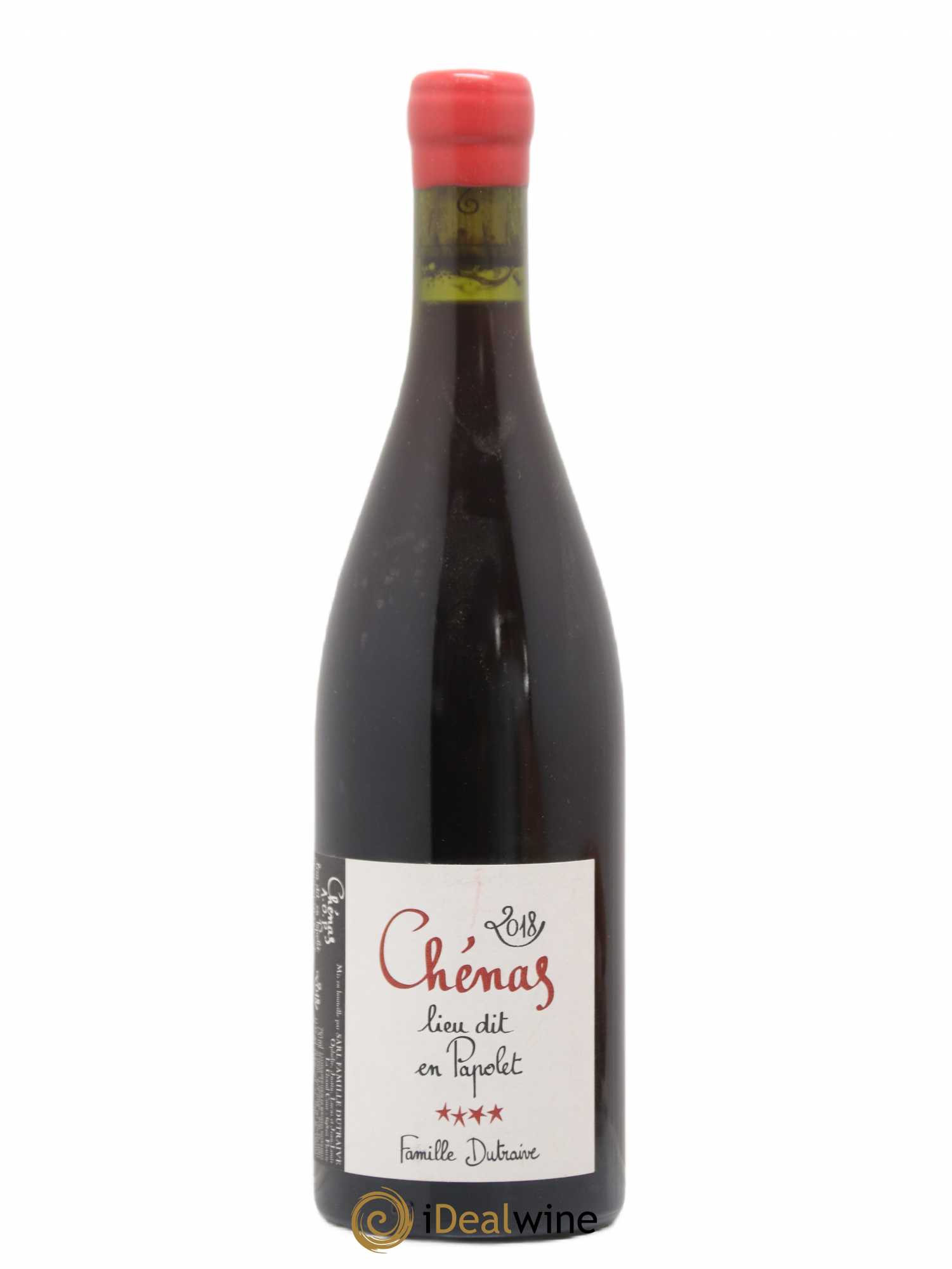 Chénas Lieu-dit en Papolet Famille Dutraive 2018 - Lot de 1 bouteille - 0