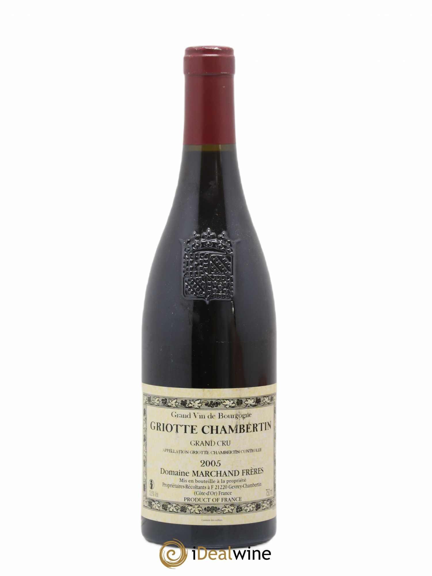 Griotte-Chambertin Grand Cru Domaine Marchand Frères 2005 - Posten von 1 Flasche - 0