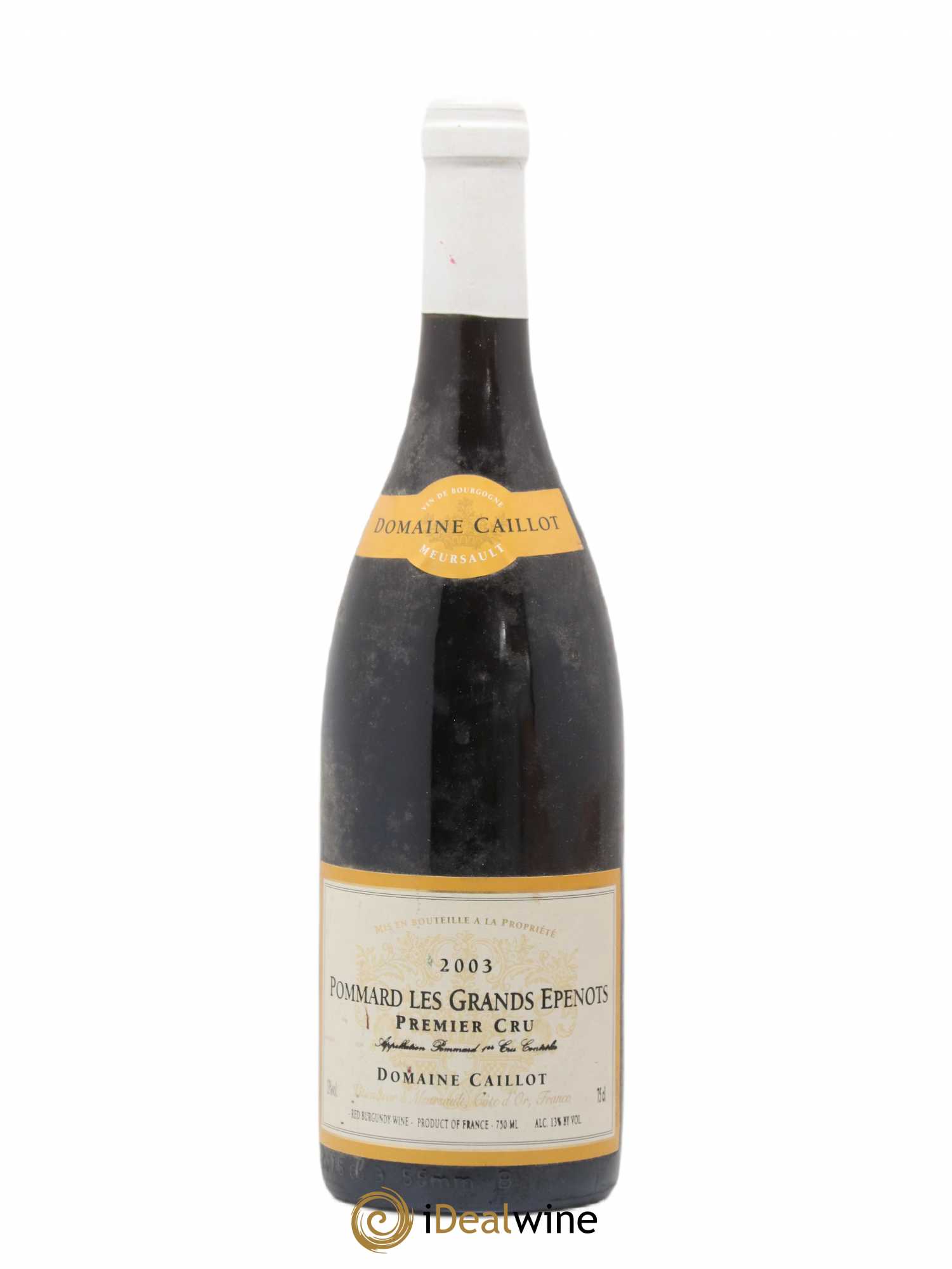 Pommard 1er Cru Les Grands Epenots domaine Michel Caillot 2003 - Posten von 1 Flasche - 0