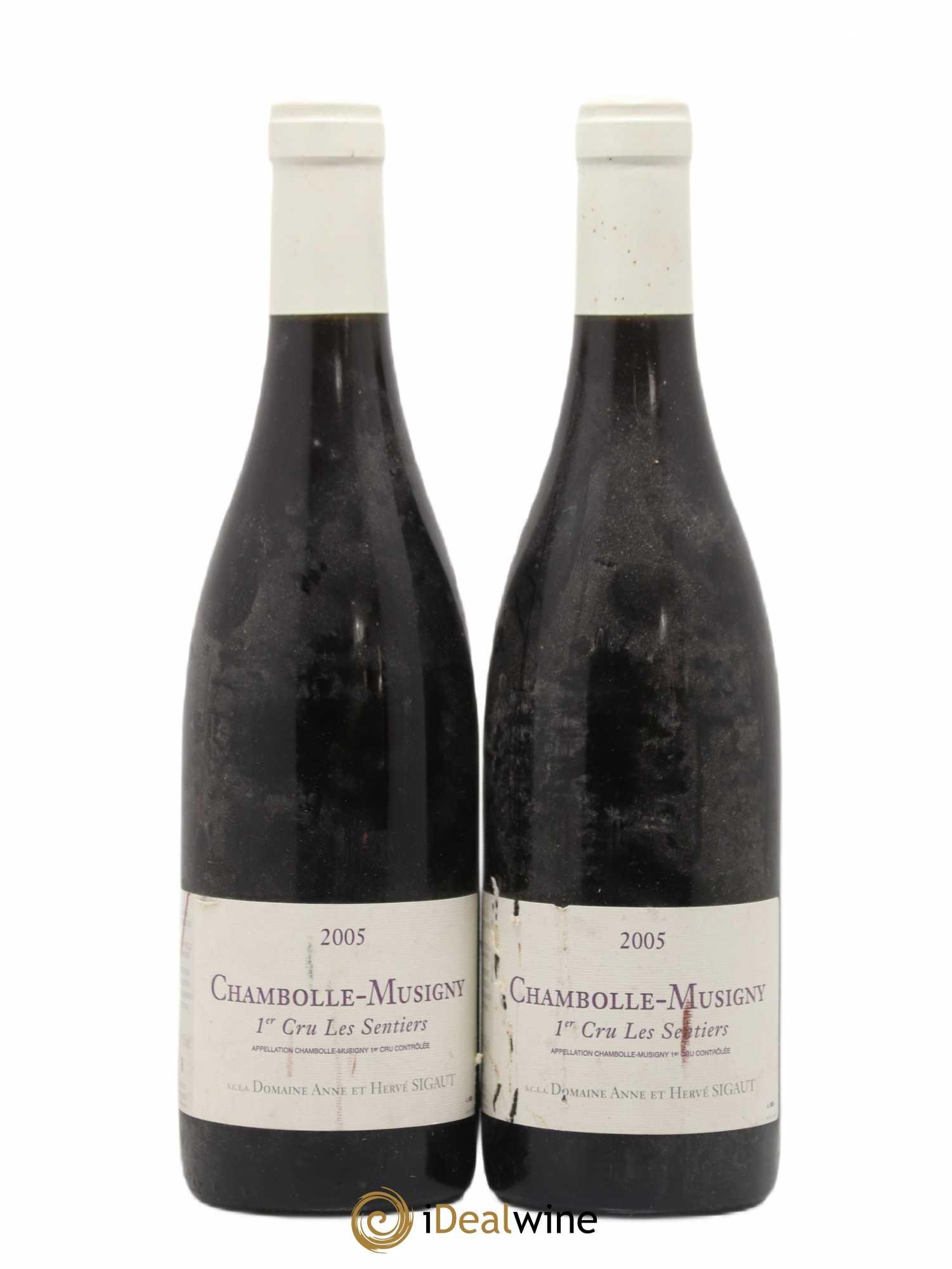 Chambolle-Musigny 1er Cru Les Sentiers Vieilles Vignes Anne et Hervé Sigaut (Domaine) 2005 - Lot de 2 bouteilles - 0