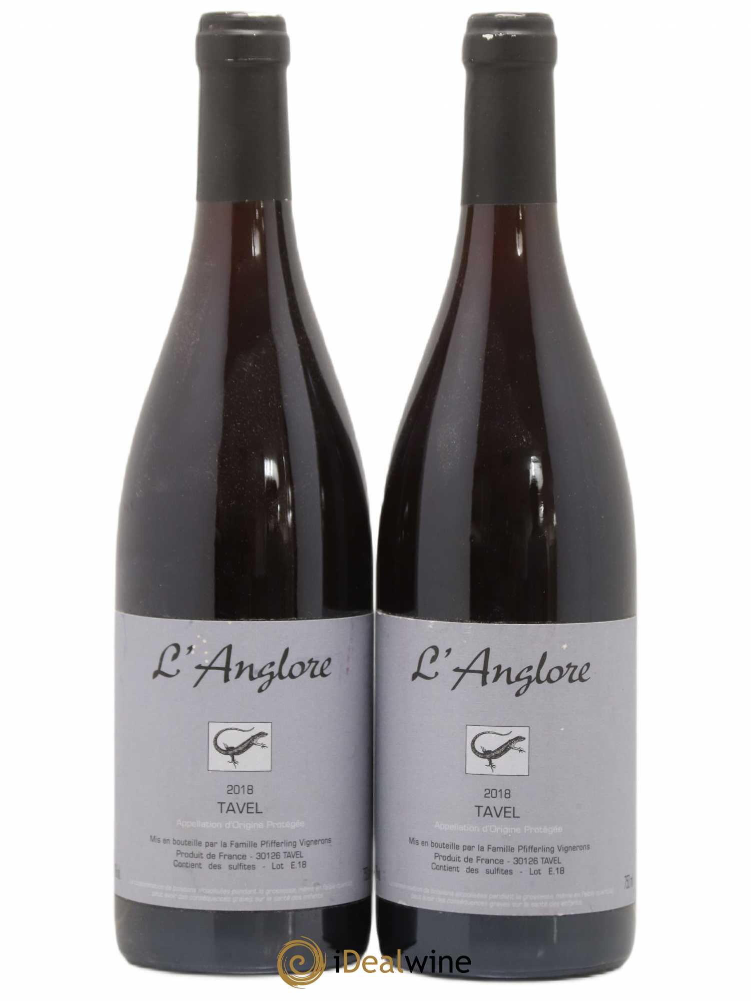 Tavel L'Anglore 2018 - Lot de 2 bouteilles - 0