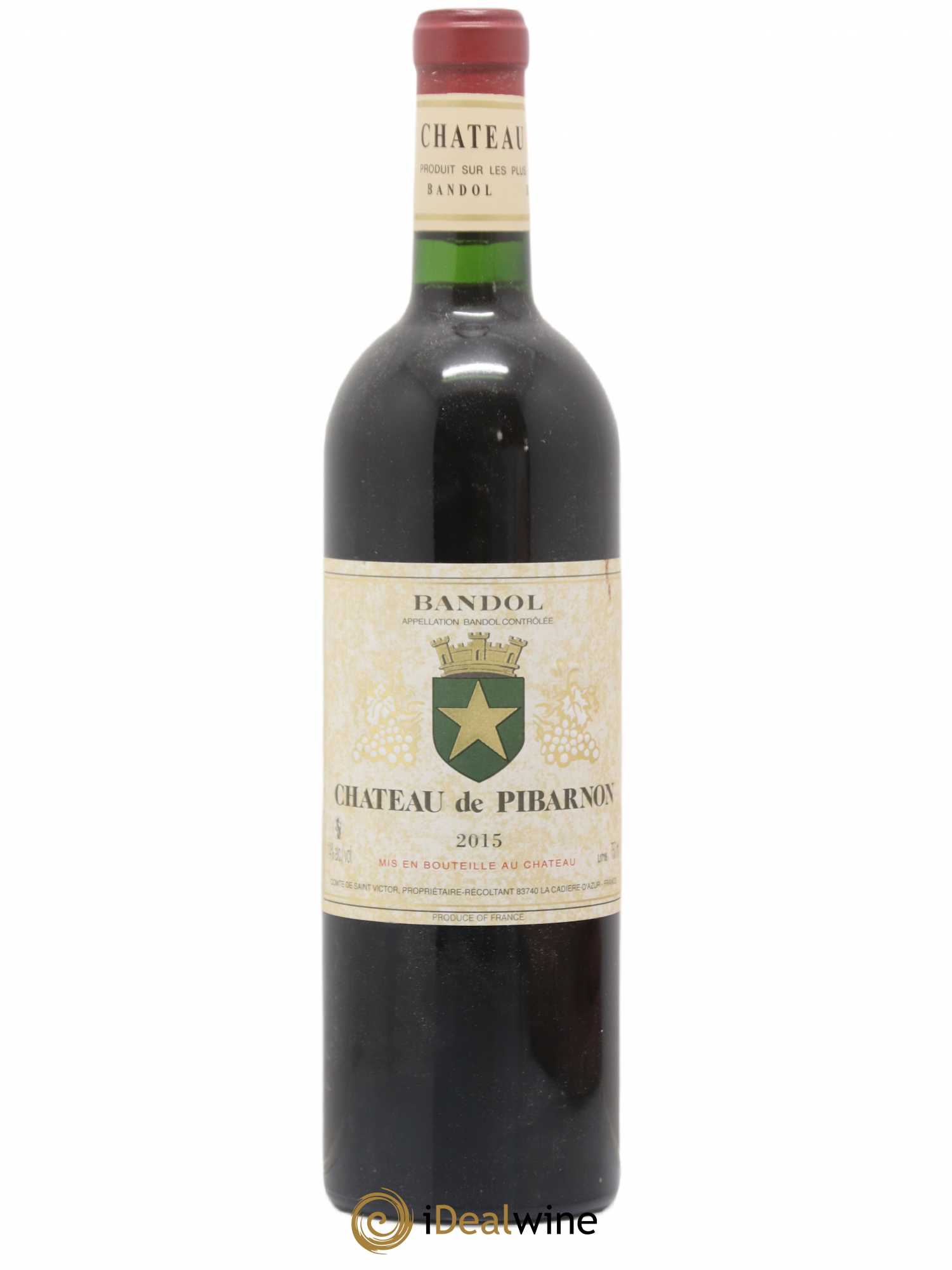 Bandol Château de Pibarnon Comte de Saint-Victor 2015 - Lot de 1 bouteille - 0