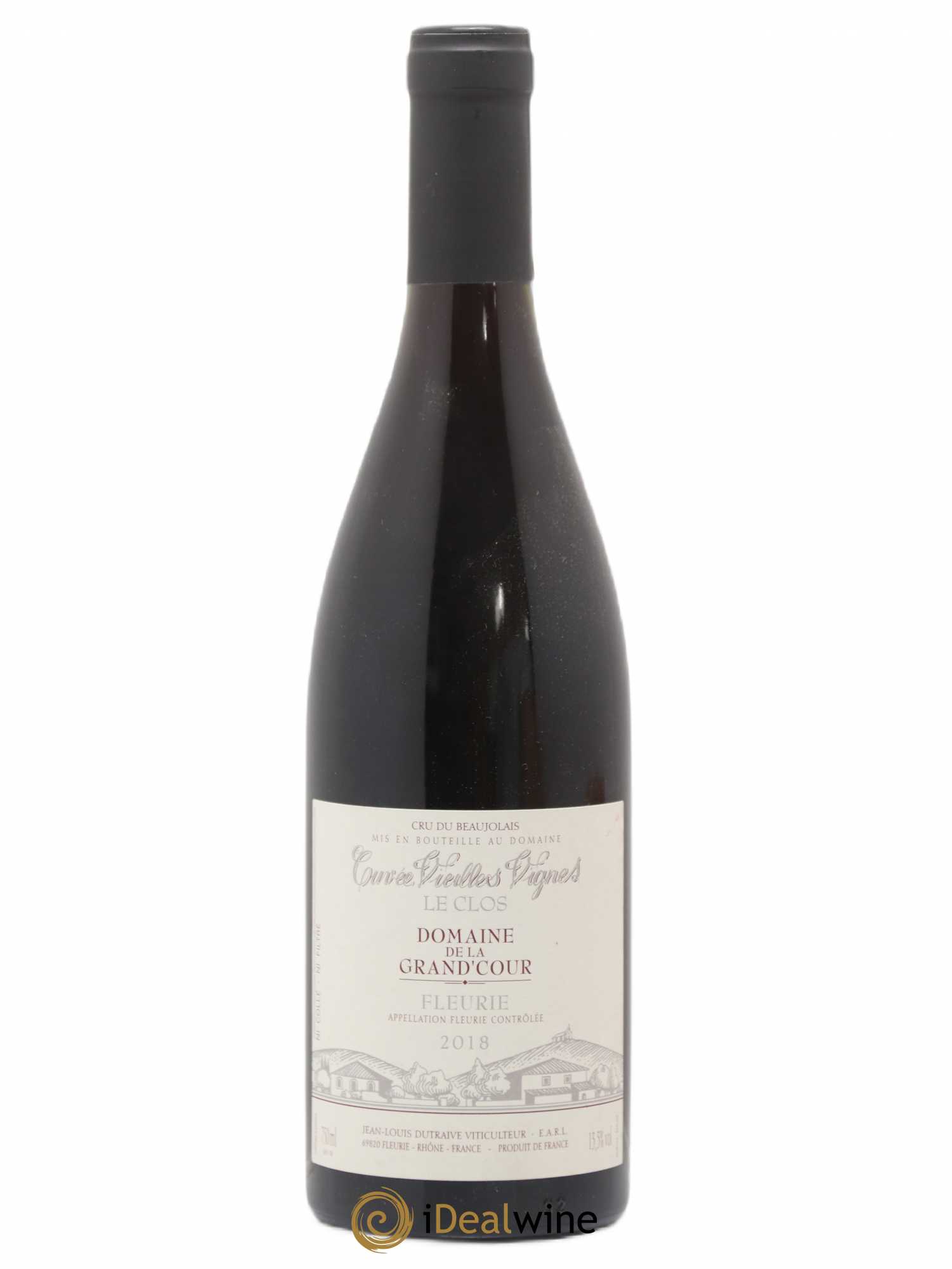 Fleurie Le Clos Vieilles Vignes Grand'cour (Domaine de la) - Jean-Louis Dutraive 2017 - Lot de 1 bouteille - 0