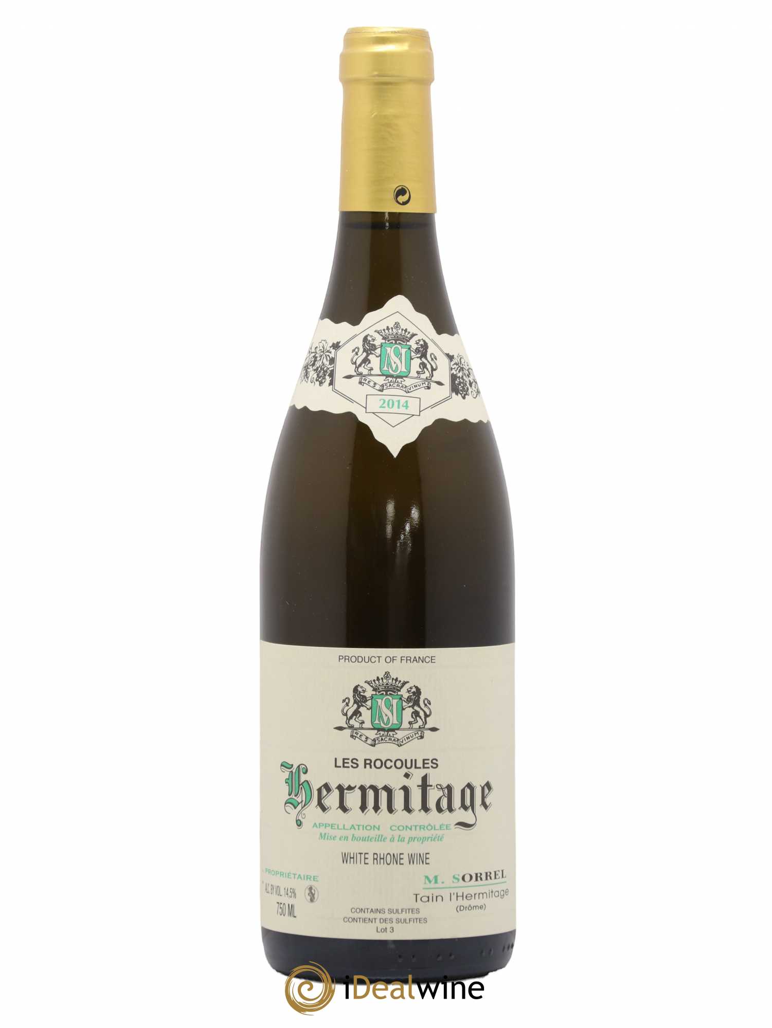 Hermitage Les Rocoules Marc Sorrel 2014 - Lot de 1 bouteille - 0