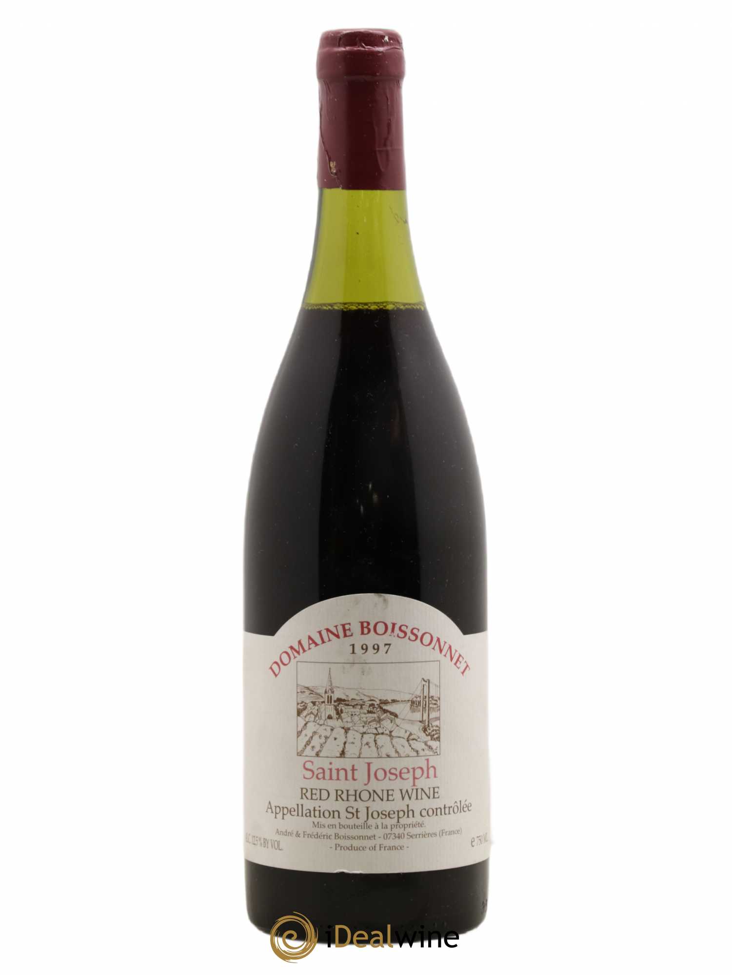 Saint-Joseph Domiane Boissonnet (sans prix de réserve) 1997 - Posten von 1 Flasche - 0