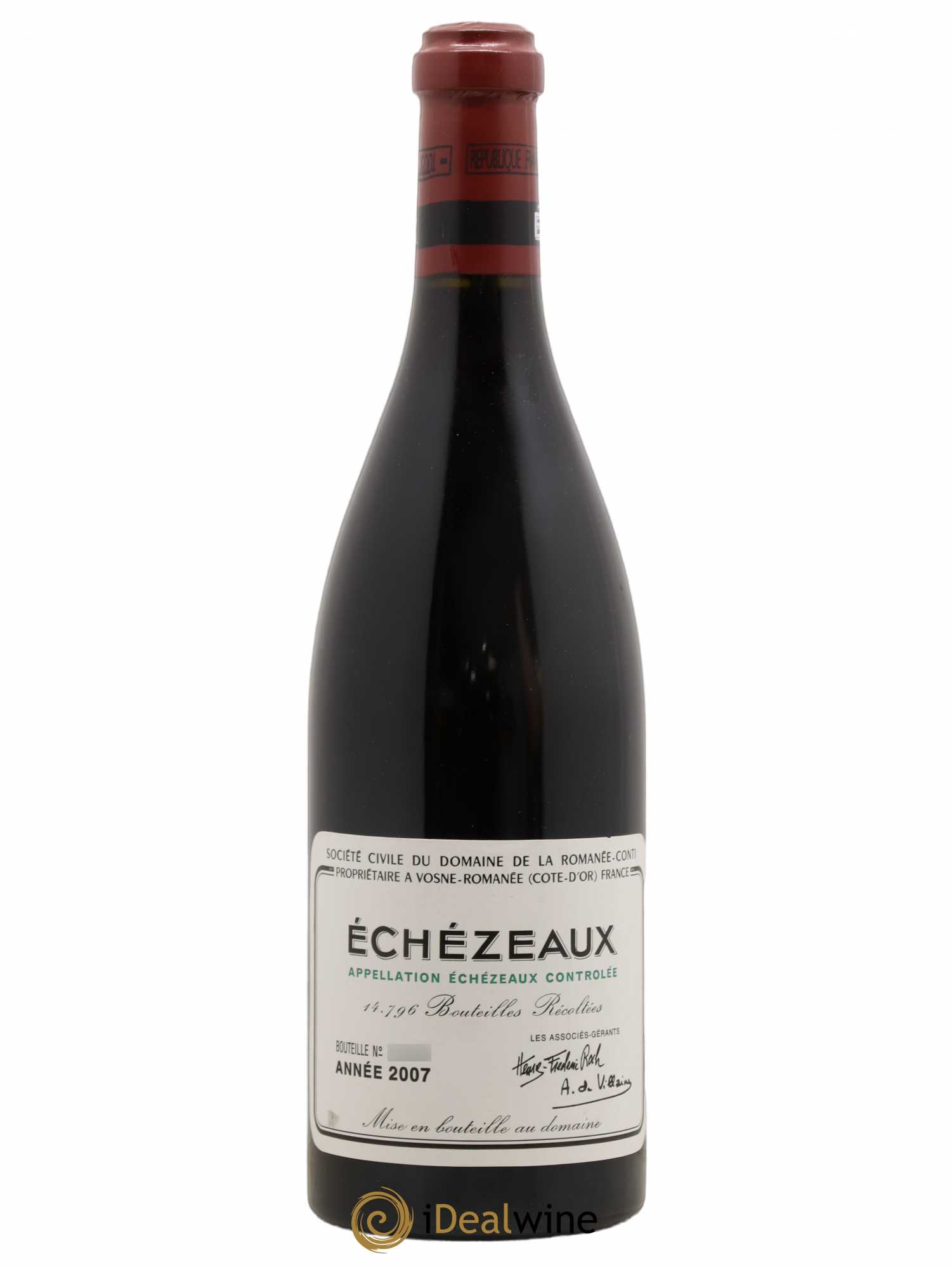 Echezeaux Grand Cru Domaine de la Romanée-Conti 2007 - Lot de 1 bouteille - 0