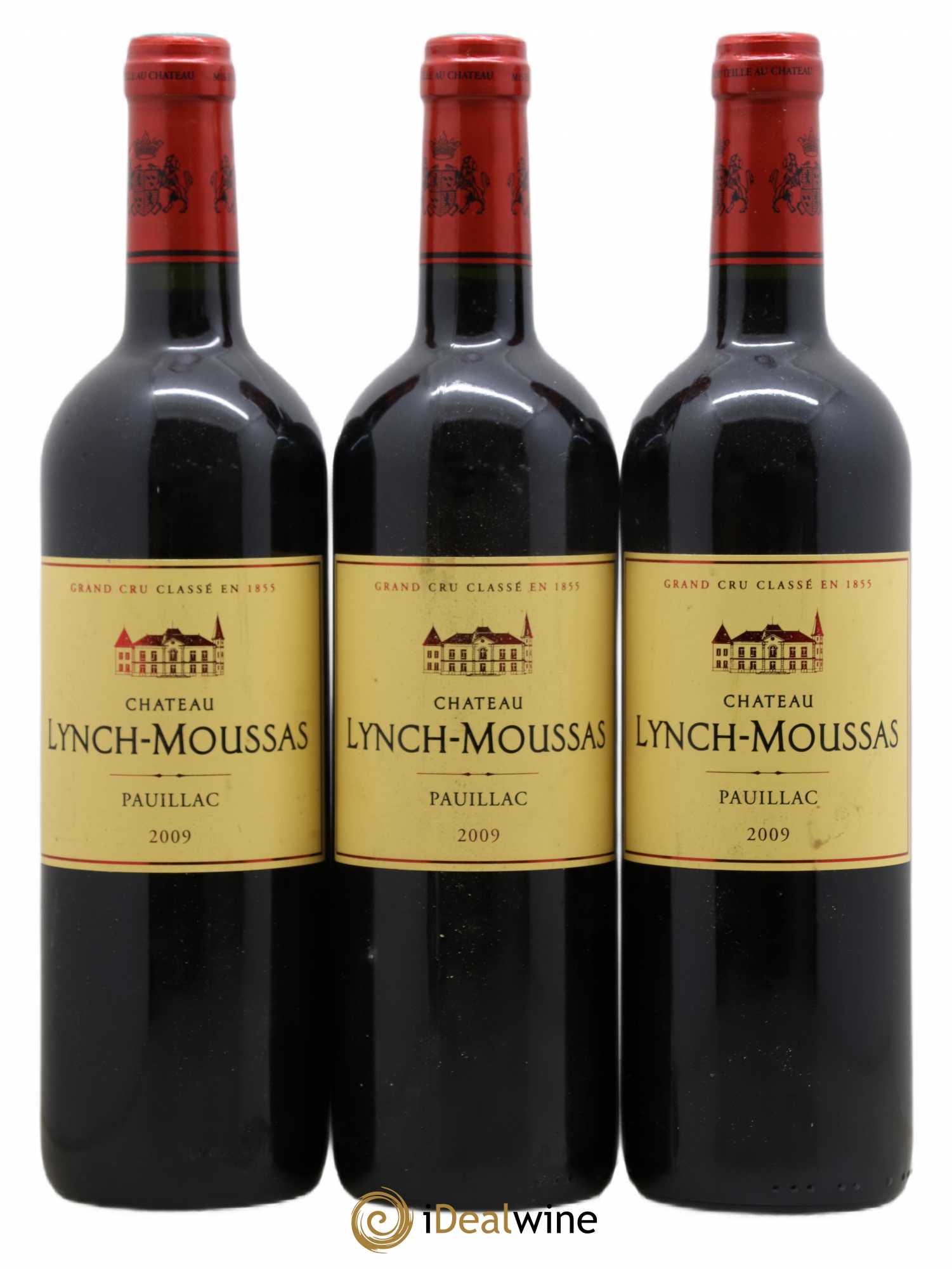 Château Lynch Moussas 5ème Grand Cru Classé 2009 - Lot de 3 bouteilles - 0