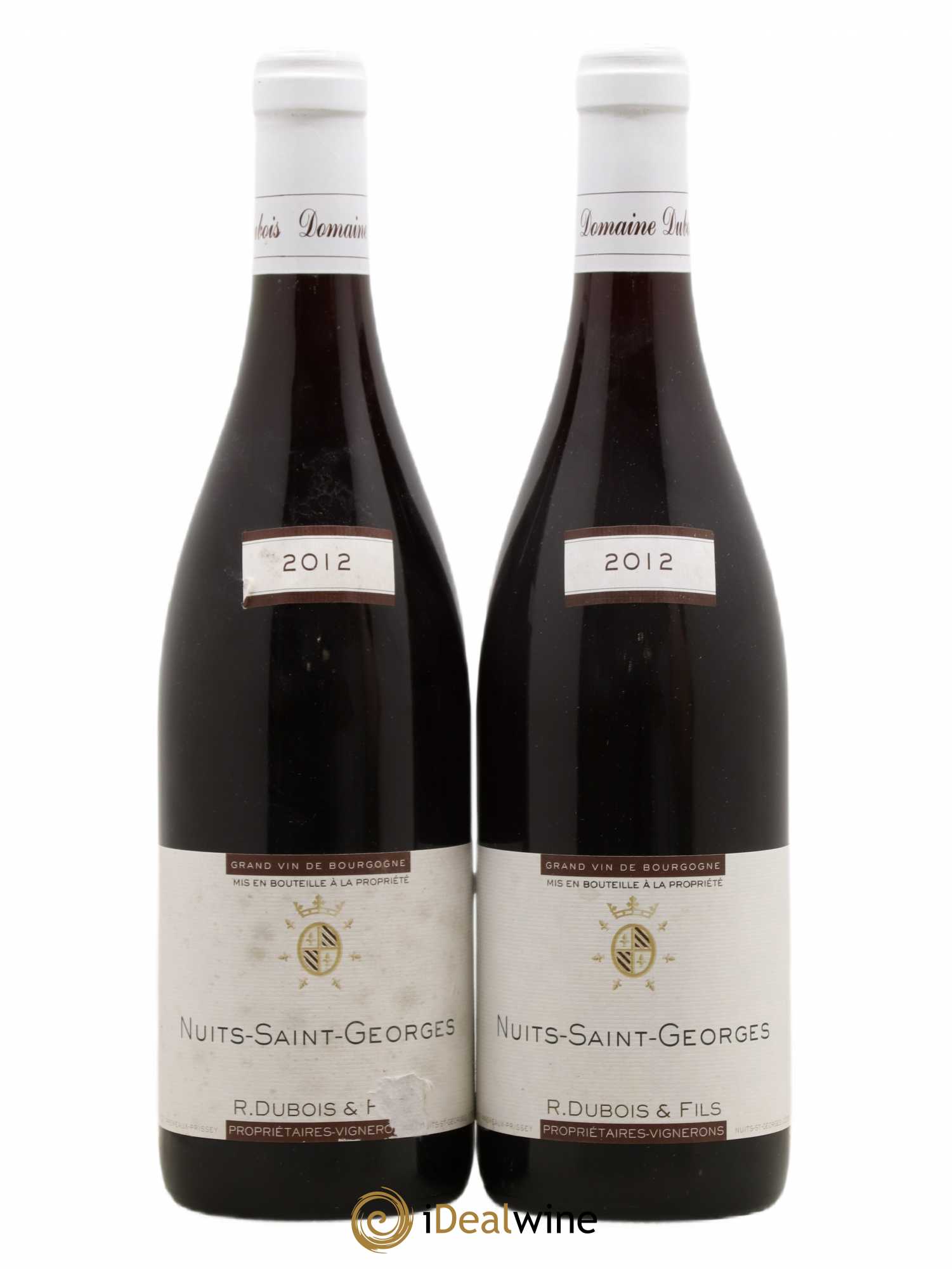 Nuits-Saint-Georges Domaine Dubois 2012 - Lot de 2 bouteilles - 0