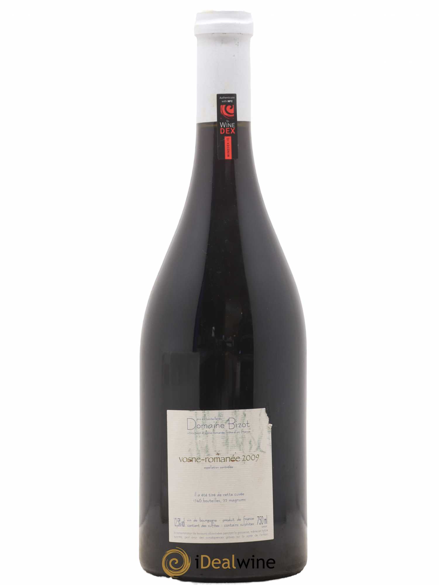 Vosne-Romanée Bizot (Domaine) 2009 - Lot de 1 bouteille - 1