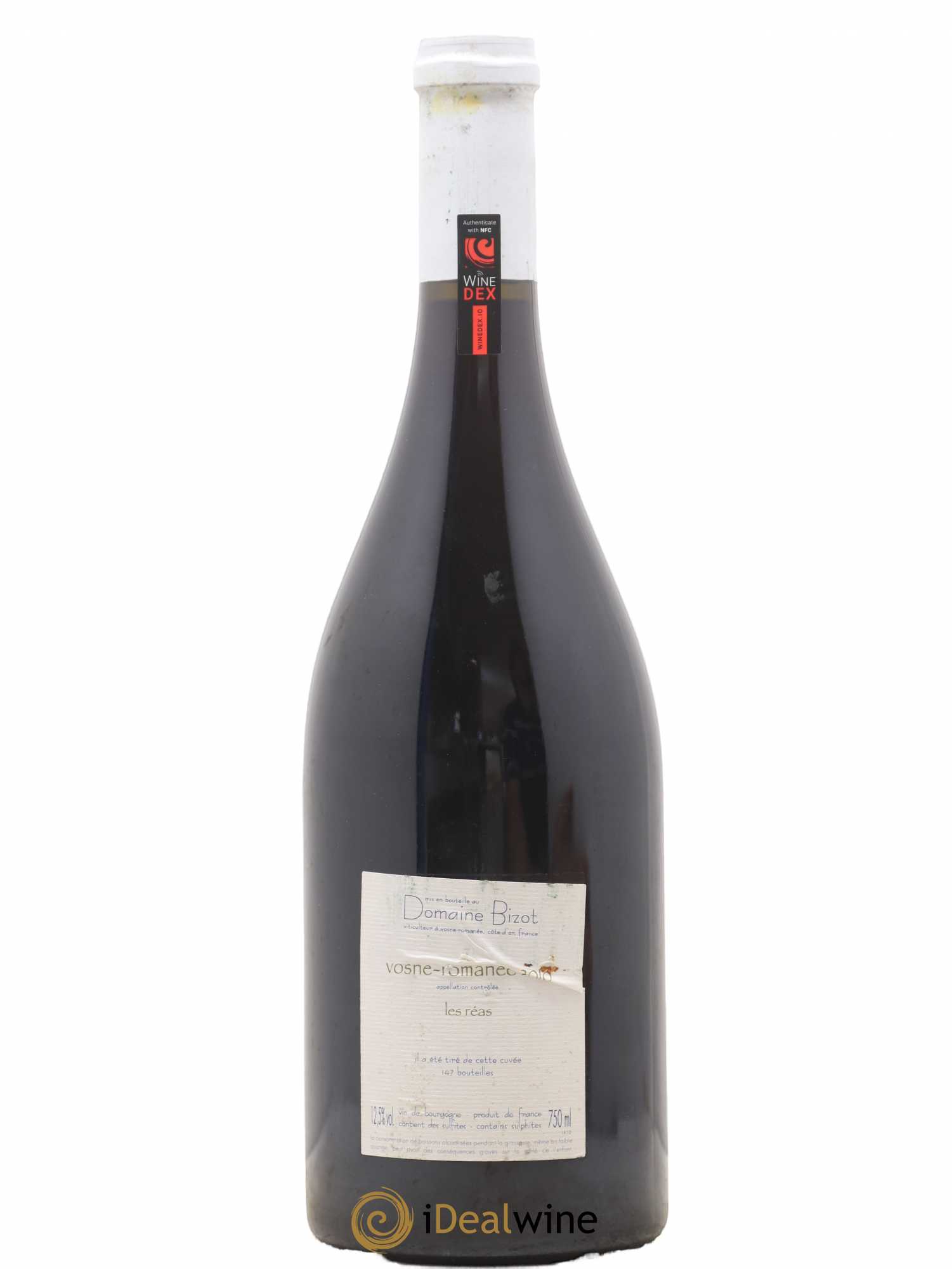 Vosne-Romanée Les Réas Bizot (Domaine) 2010 - Lot de 1 bouteille - 1