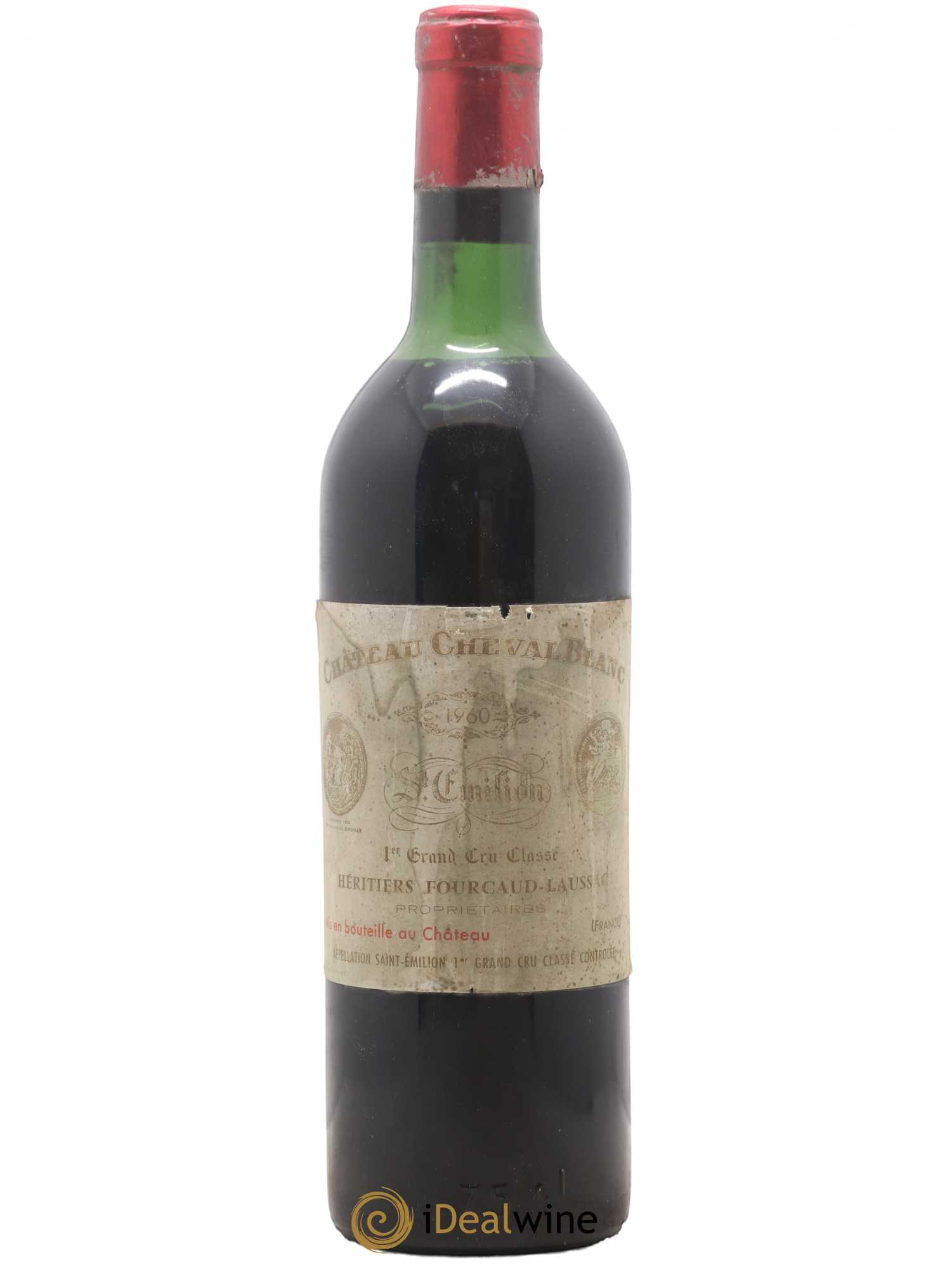 Château Cheval Blanc 1er Grand Cru Classé A 1960 - Lot de 1 bouteille - 0