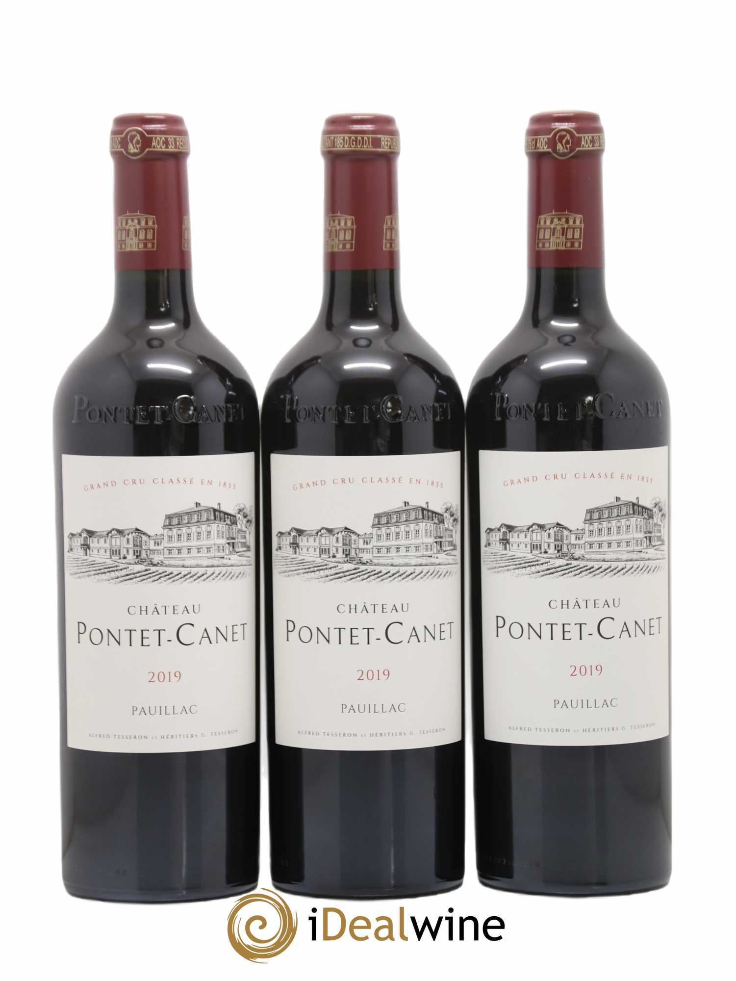 Château Pontet Canet 5ème Grand Cru Classé 2019 - Lot de 6 bouteilles - 3