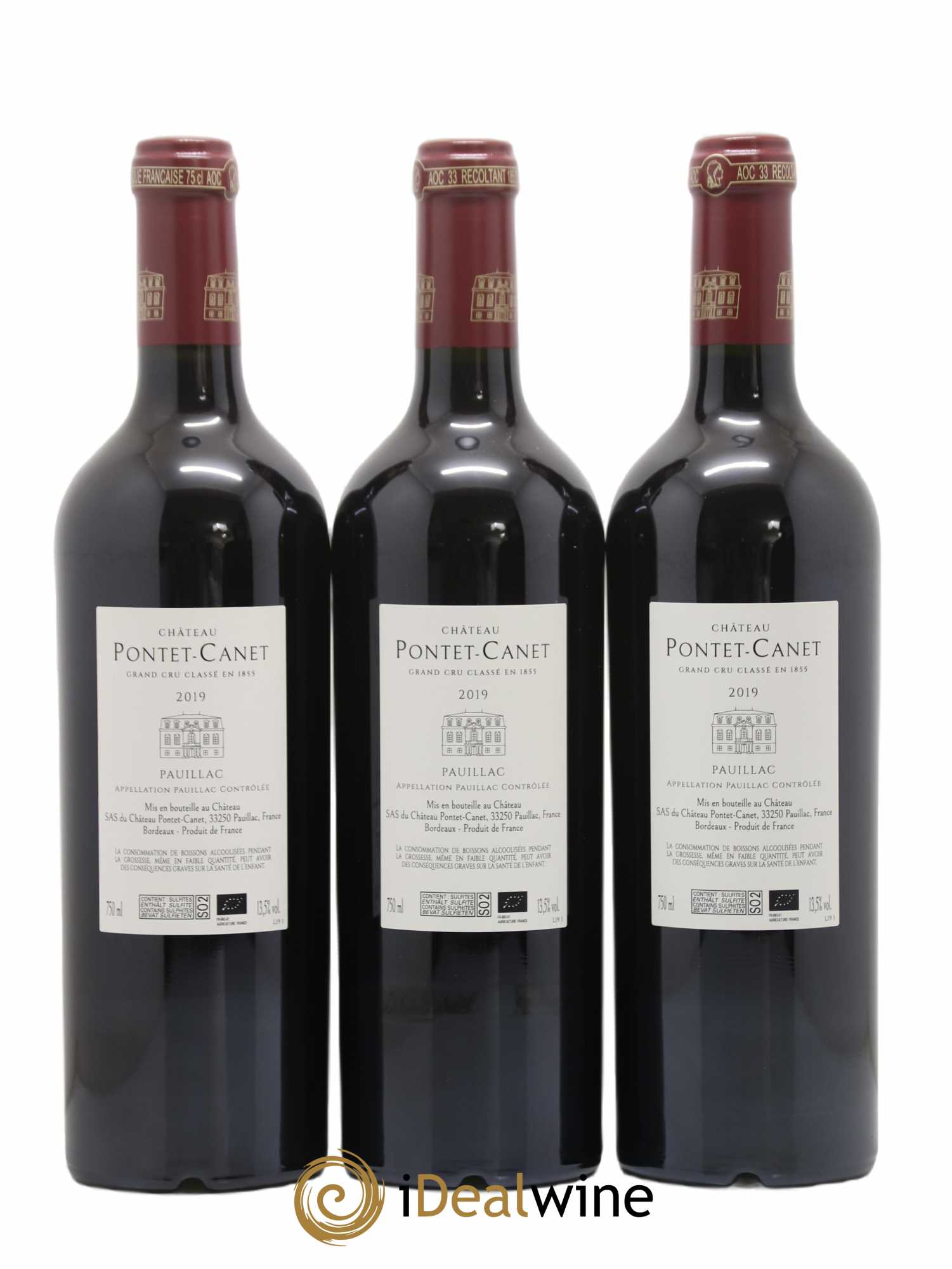 Château Pontet Canet 5ème Grand Cru Classé 2019 - Lot de 6 bouteilles - 2