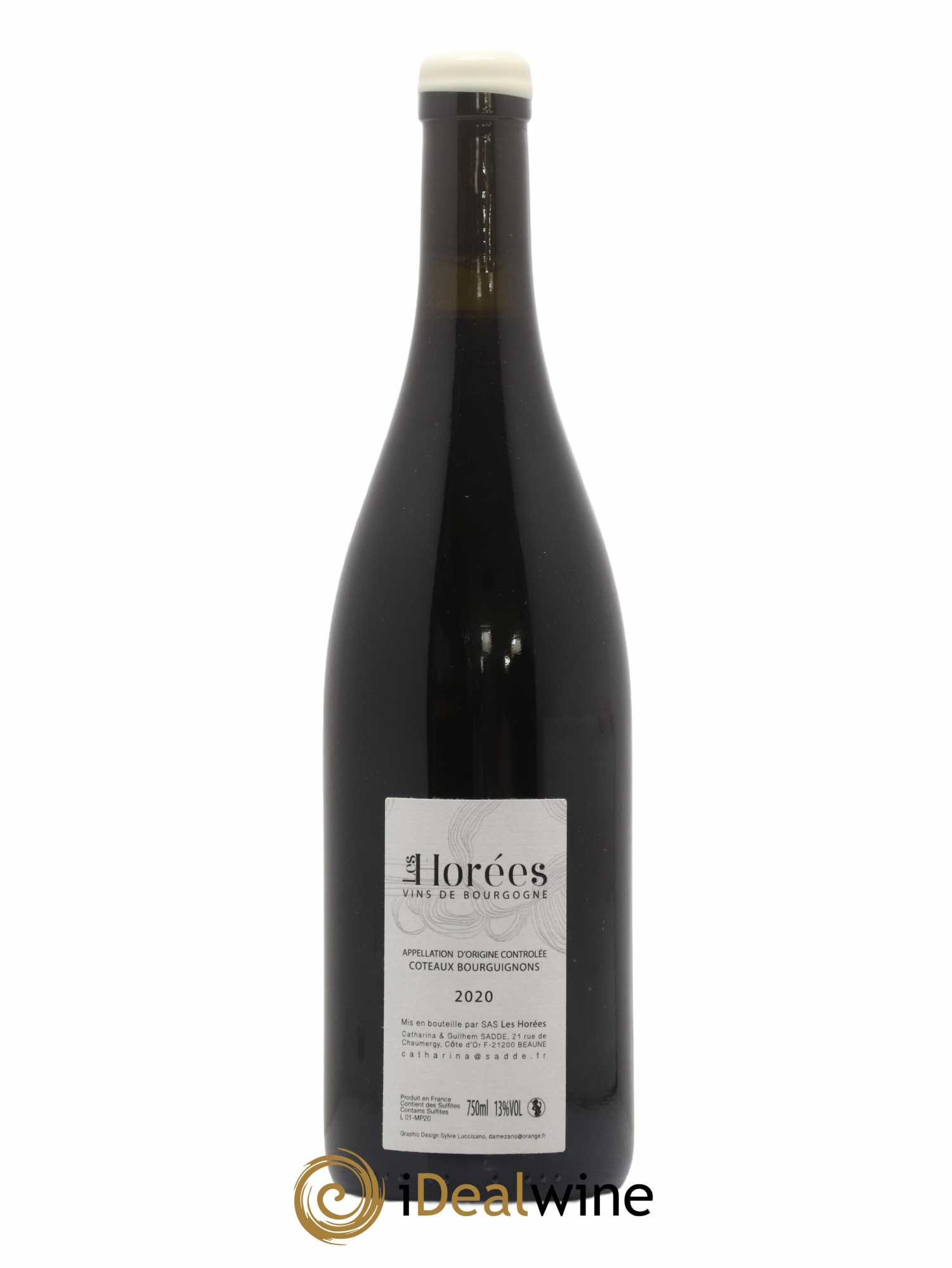 Coteaux Bourguignons Mon Poulain Les Horées 2020 - Lot de 1 bouteille - 1