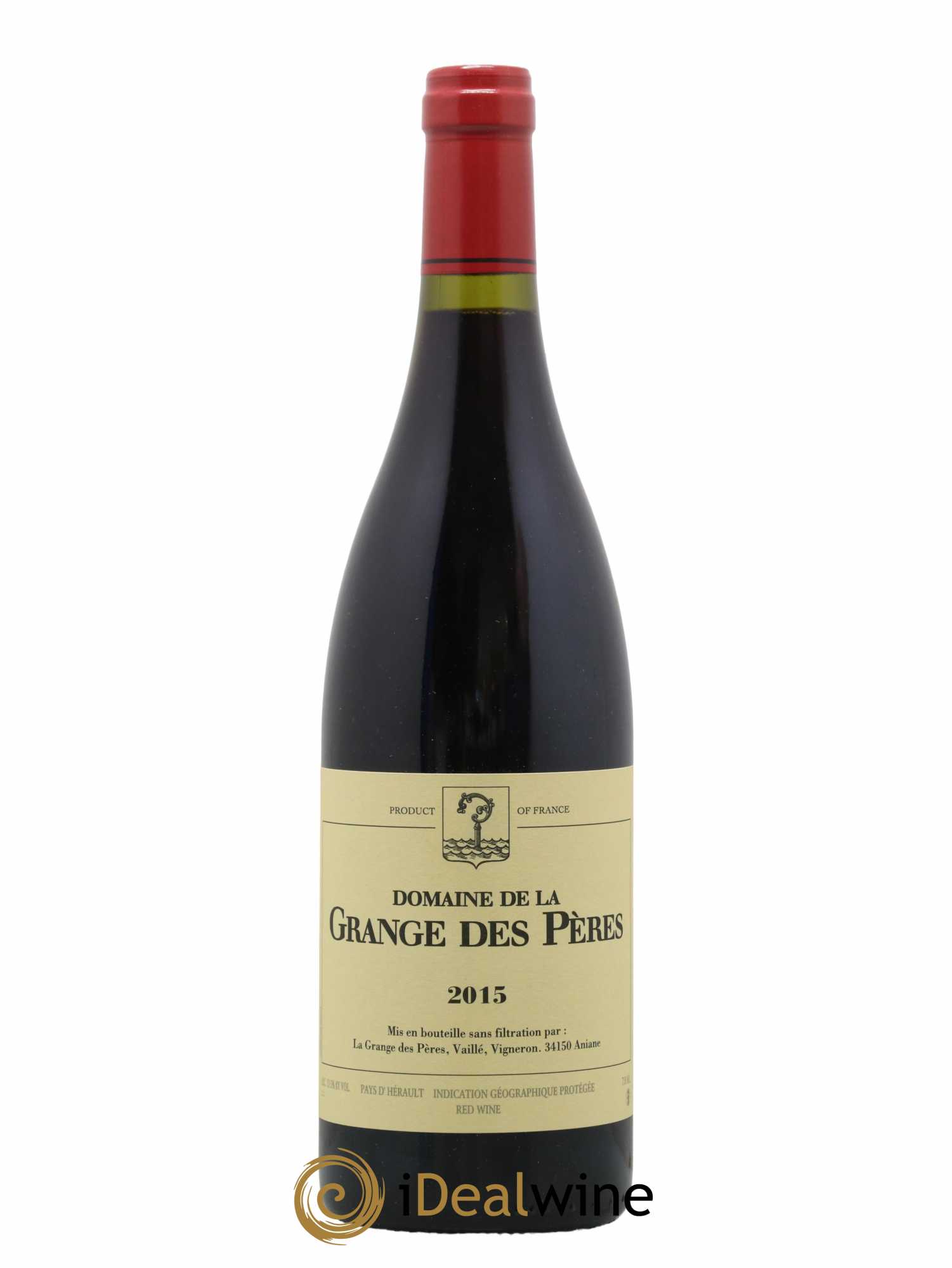 Pays d'Hérault Grange des Pères Laurent Vaillé 2015 - Lot de 1 bouteille - 0