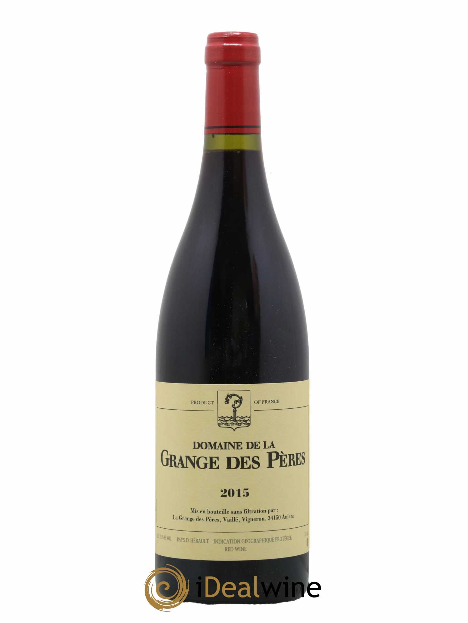 IGP Pays d'Hérault Grange des Pères Laurent Vaillé  2015 - Posten von 1 Flasche - 0